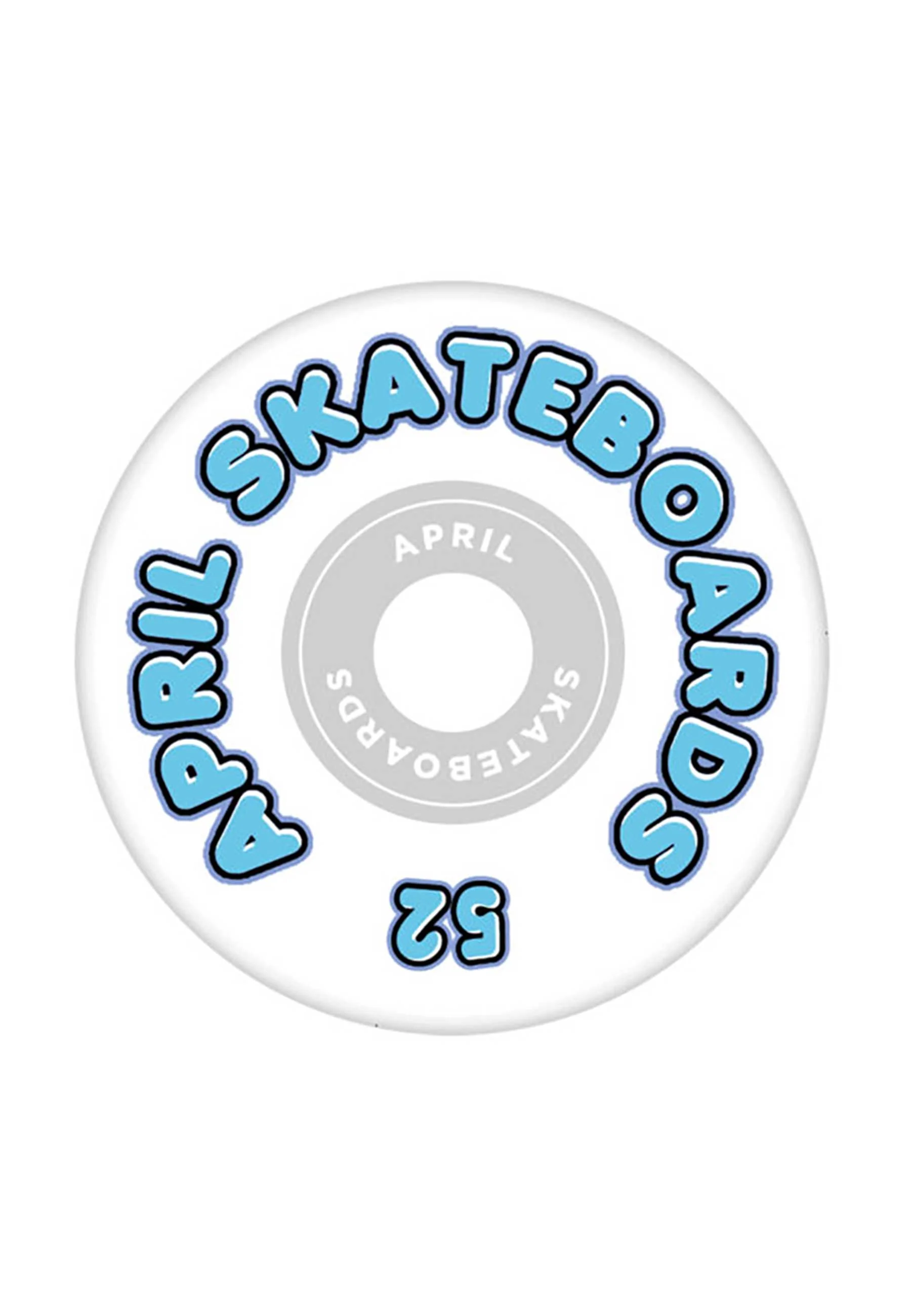 April 'OG Logo' 8.25" Complete Skateboard (Gold / White) - Image 3