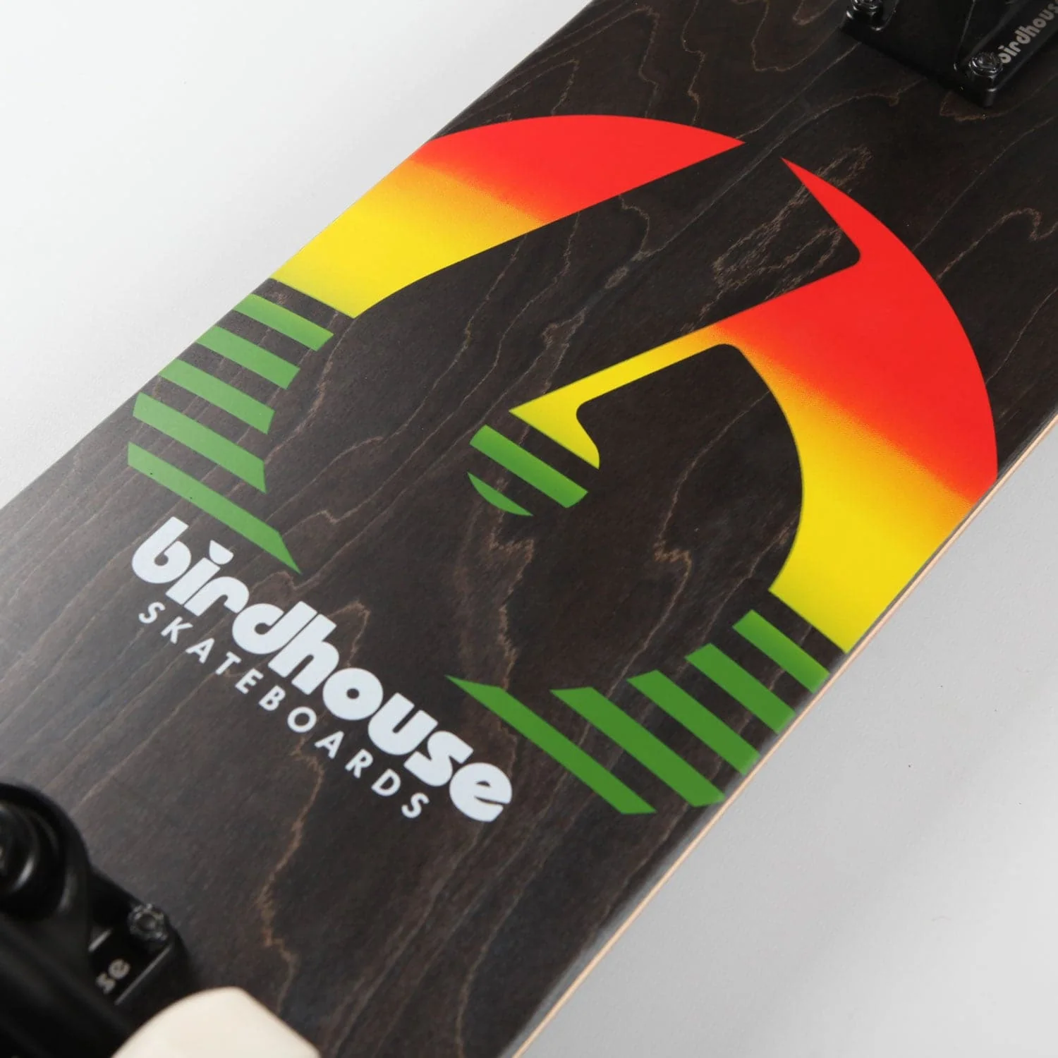 Birdhouse 'Sunset' 7.75" Complete Skateboard (Rasta) - Image 2