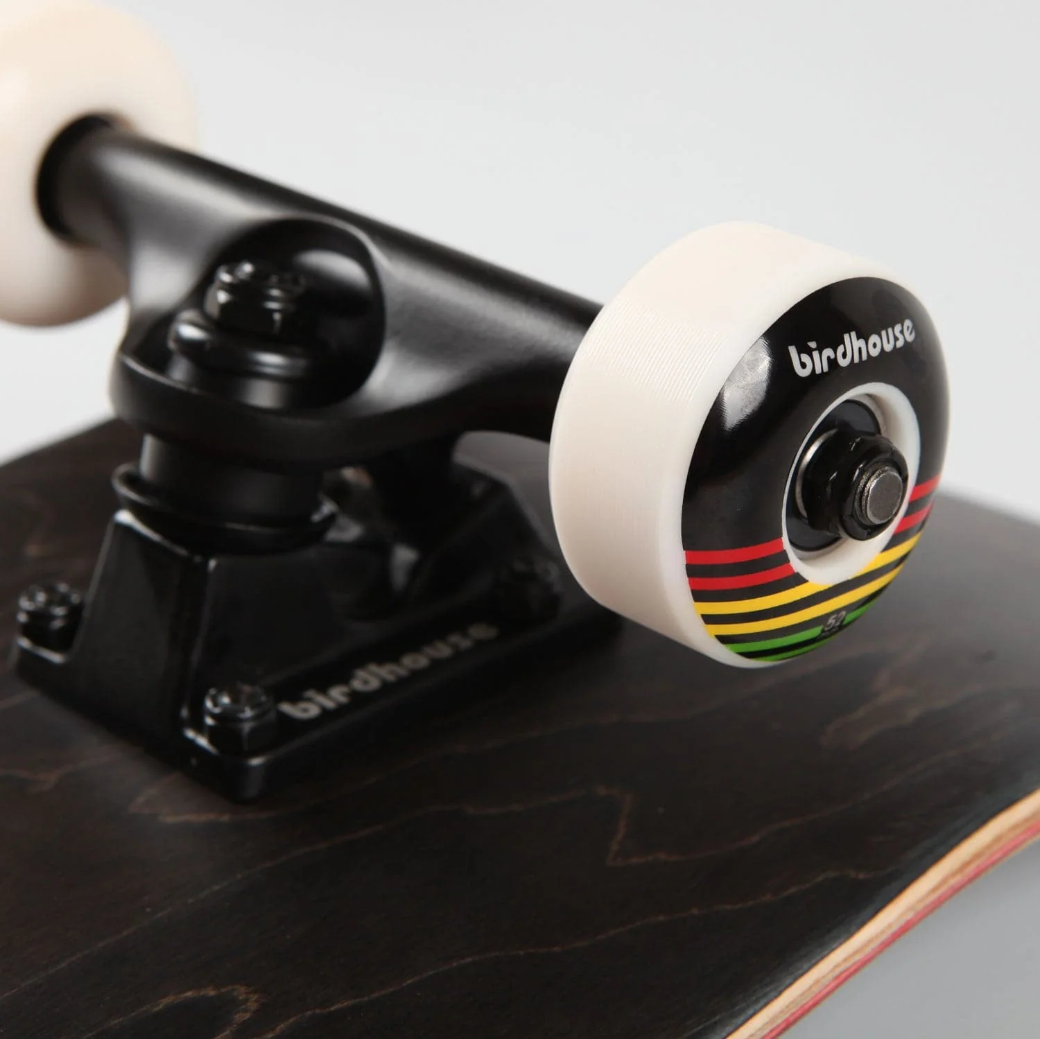 Birdhouse 'Sunset' 7.75" Complete Skateboard (Rasta) - Image 4