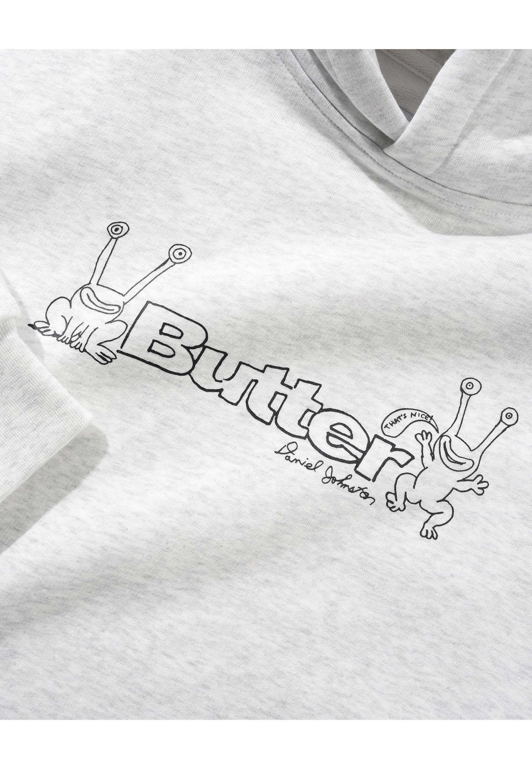 Butter Goods X Daniel Johnston 'Frog' Hood (Ash) - Image 2