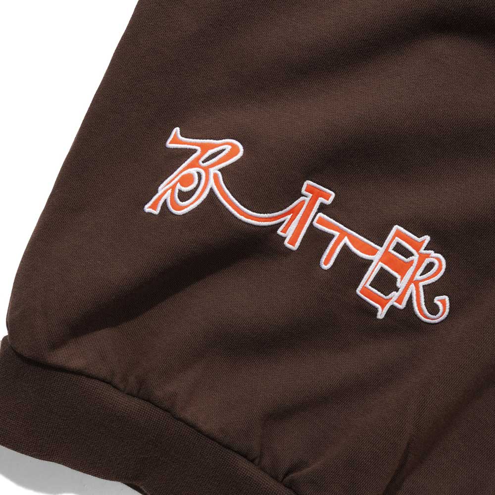 Butter Goods X Madlib 'Beat Konducta' Zip-Thru Hood (Washed Chestnut) - Image 4
