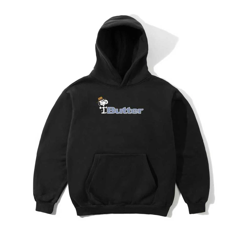 Butter Goods X Peanuts 'Spike Logo' Hood (Black)