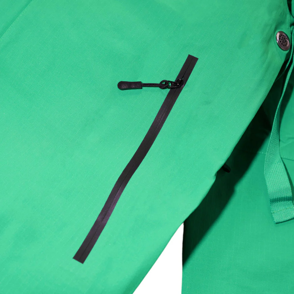 Carpet Company 'Bookbag' Rain Jacket (Green) - Image 8