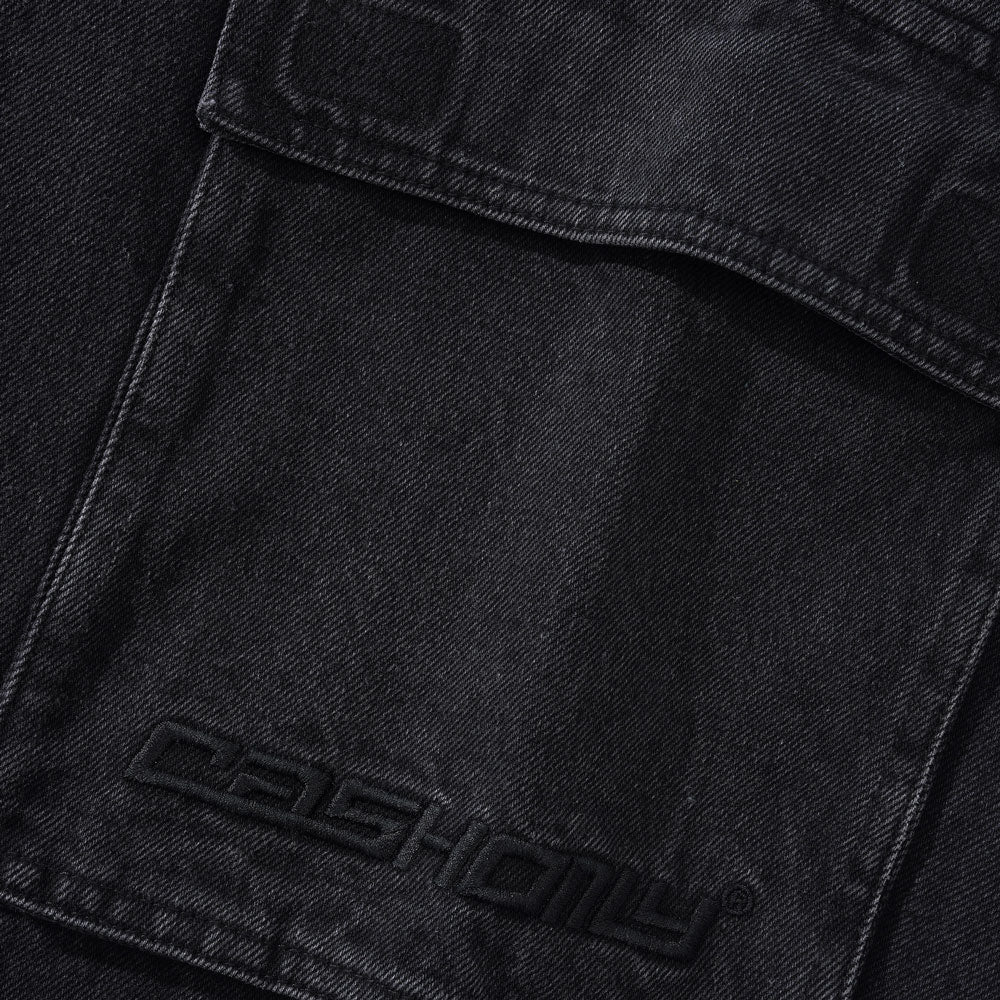 Cash Only 'Aleka Cargo' Jeans (Black) - Image 3