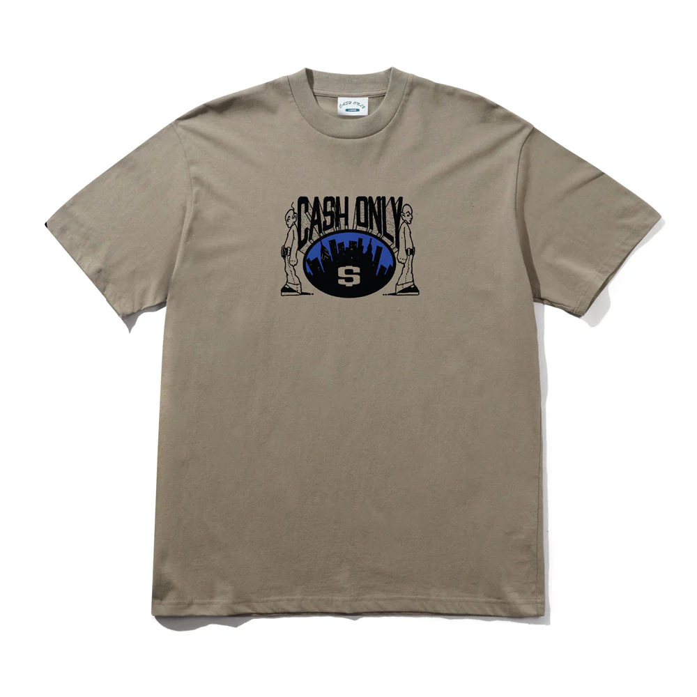 Cash Only 'Metro' T-Shirt (Stone)