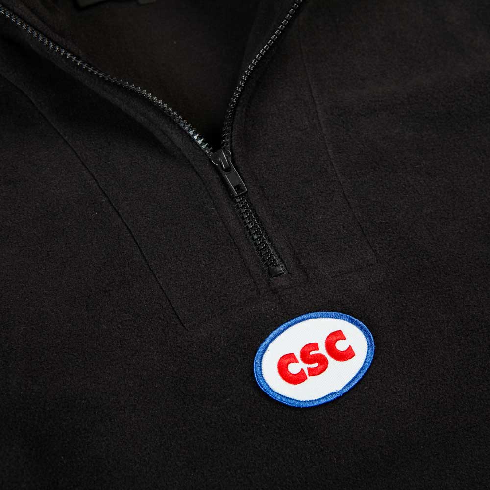 CSC 'Moto' 1/4 Zip Crew (Black) - Image 2