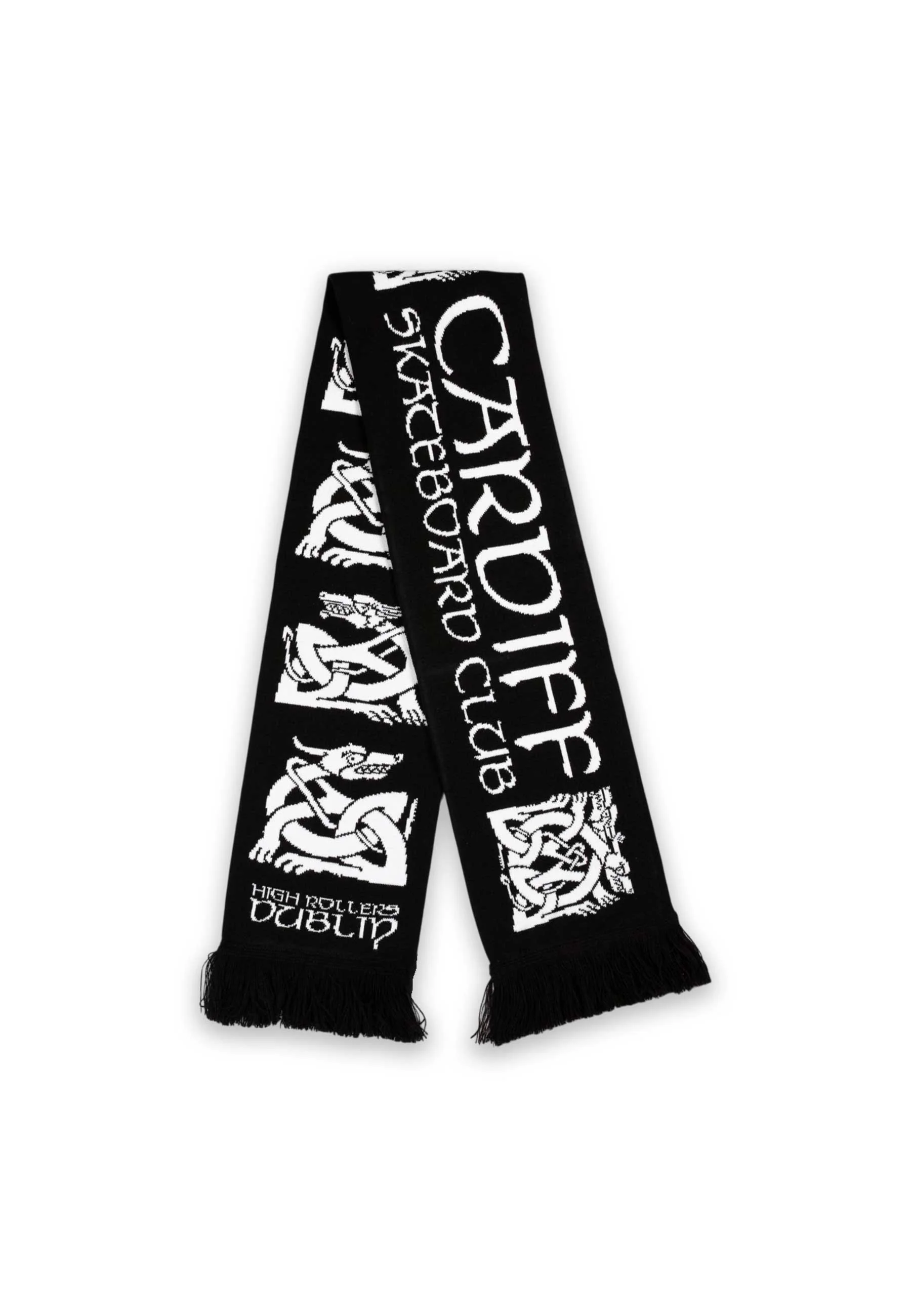 CSC X High Rollers 'The Celtic Exchange' Scarf (Black) - Image 2