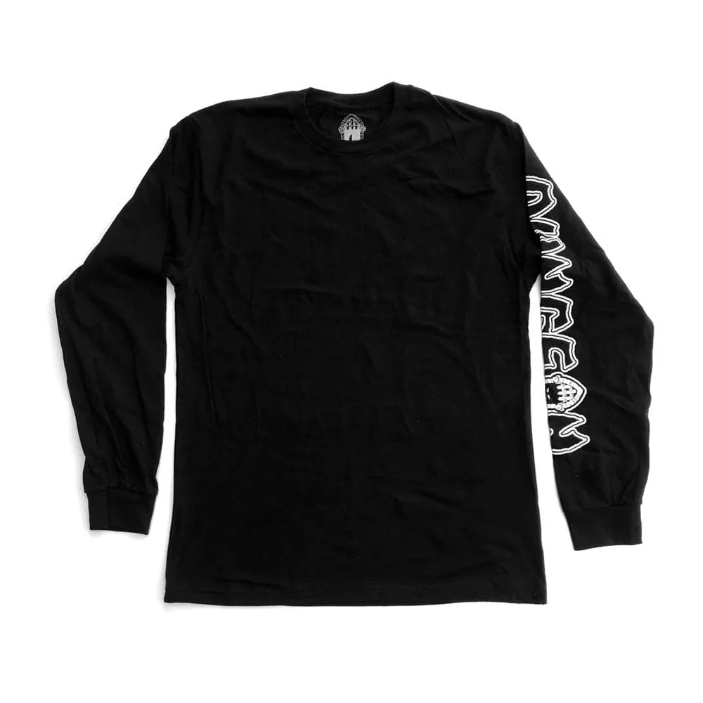 Dungeon Gateway 'Portcullis' Long Sleeve T-Shirt (Black) - Image 2
