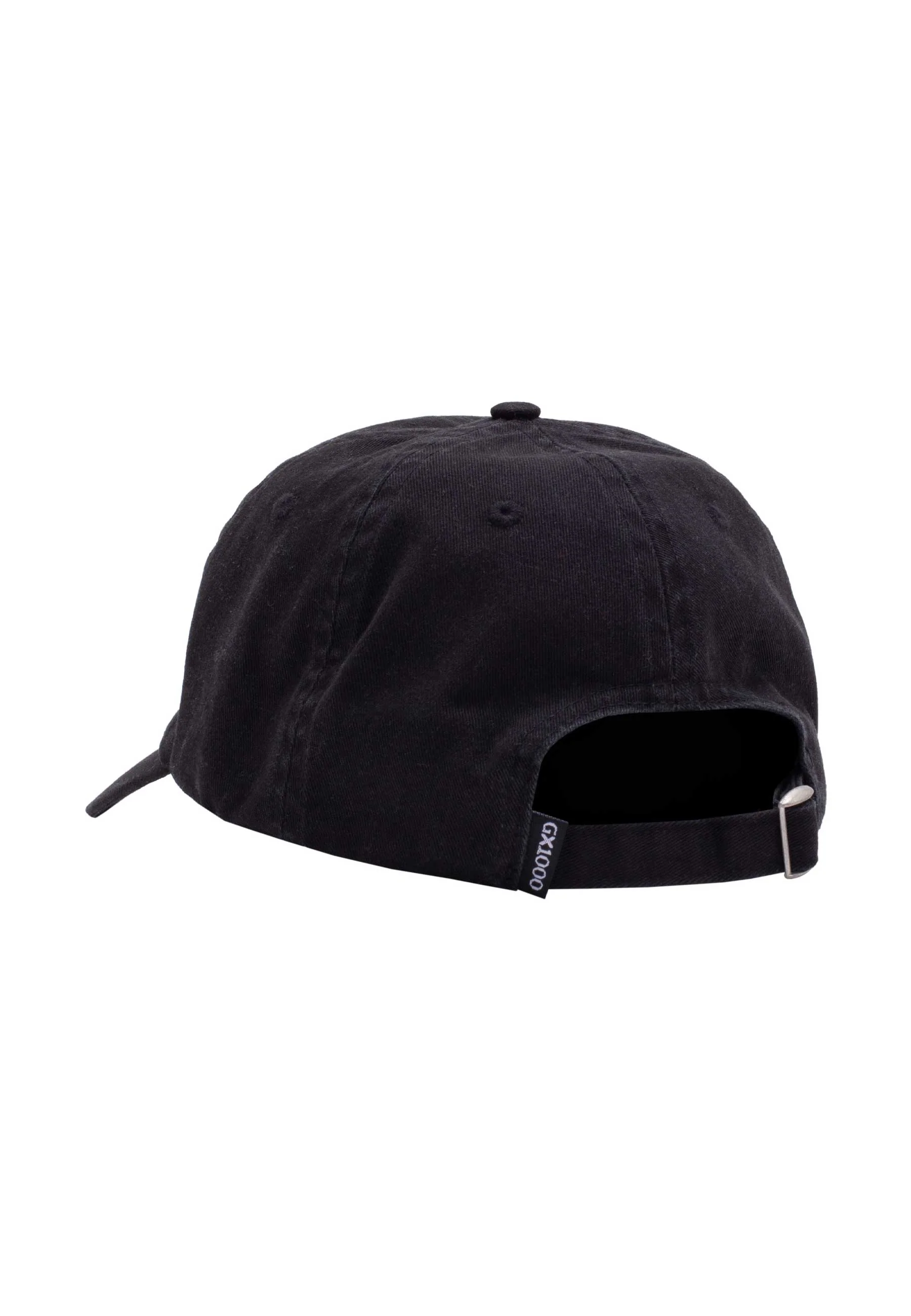 GX1000 'Tag' 6 Panel Cap (Black Washed) - Image 3