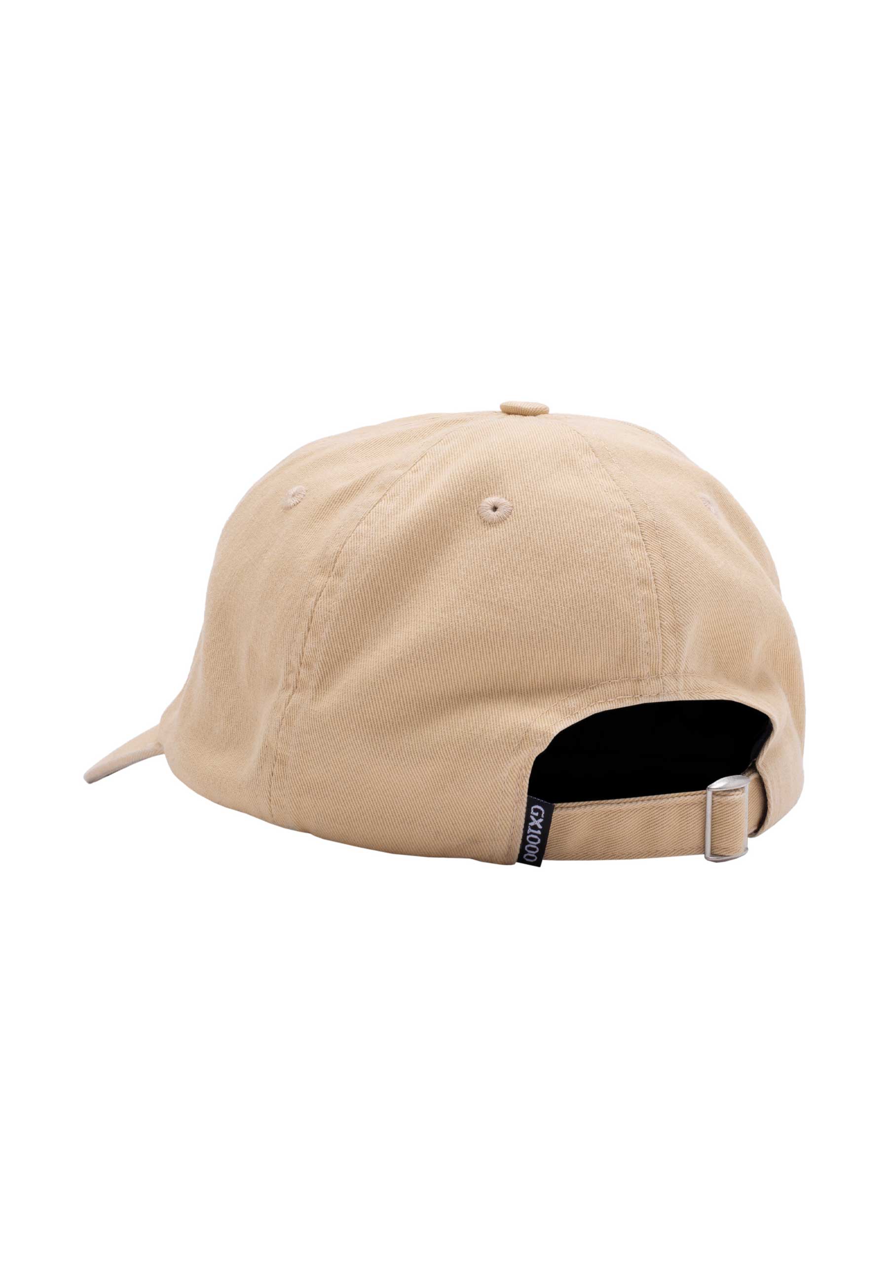 GX1000 'Tag' 6 Panel Cap (Khaki Washed) - Image 3