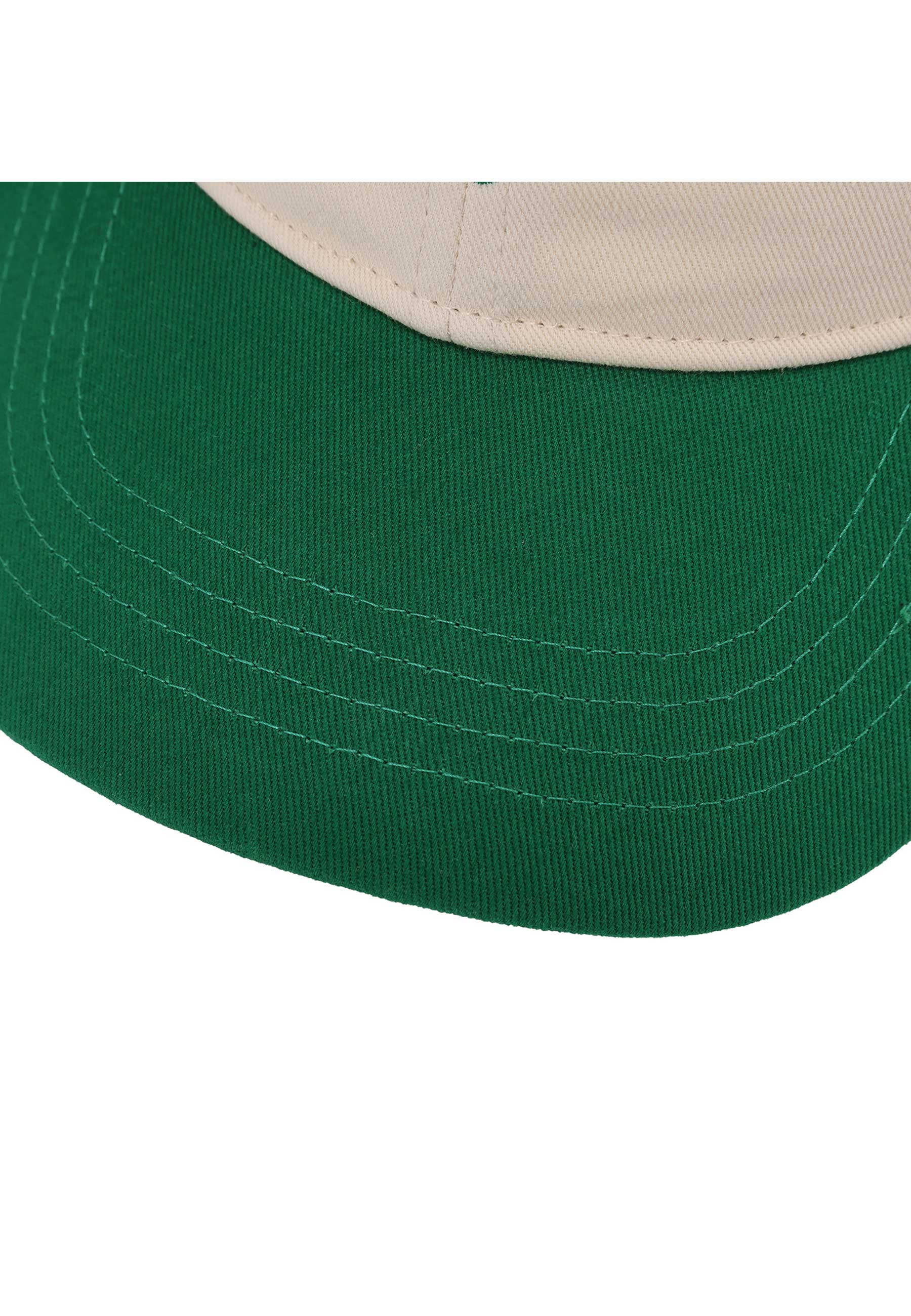 Helas 'Classic Two-Tone' 6 Panel Cap (Beige / Green) - Image 3