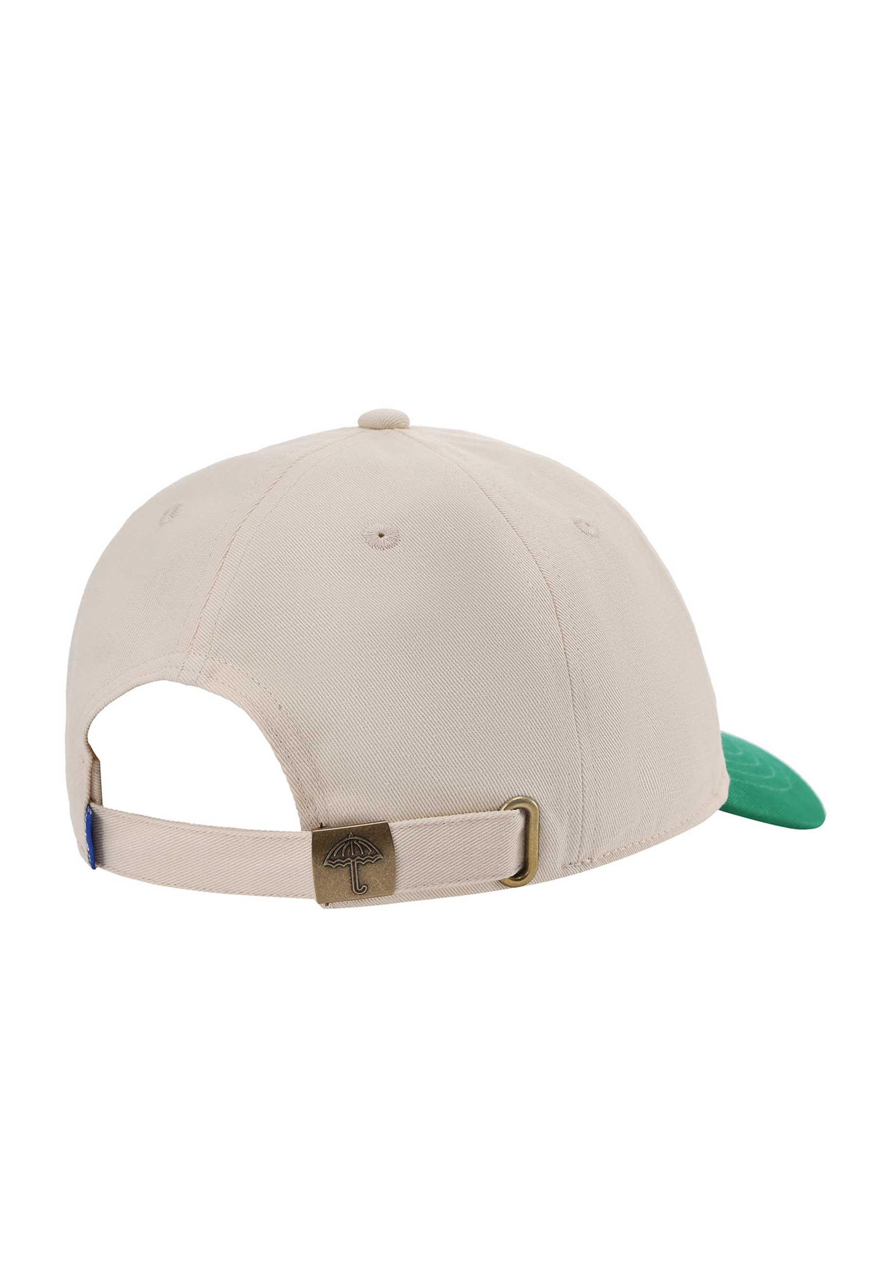 Helas 'Classic Two-Tone' 6 Panel Cap (Beige / Green) - Image 4