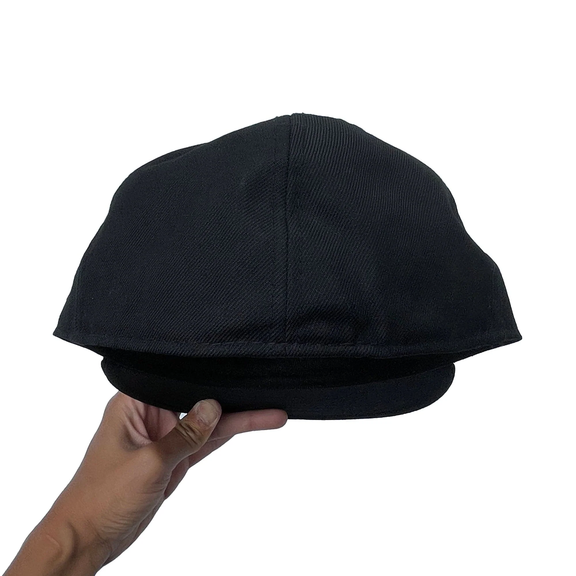 Mystery 'New Era 59Fifty Fitted' Hat (Black/White) NOS 00s - Image 4