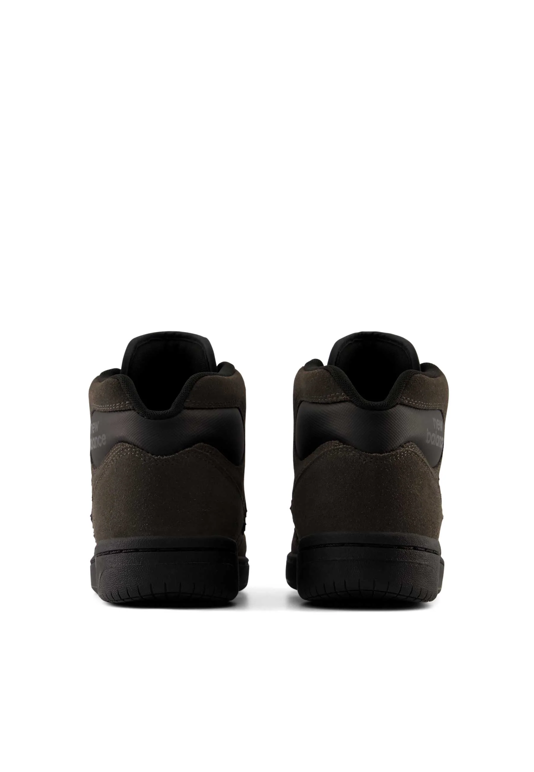 New Balance Numeric '480 High HGB' Skate Shoes (Black Cement / Black) - Image 5