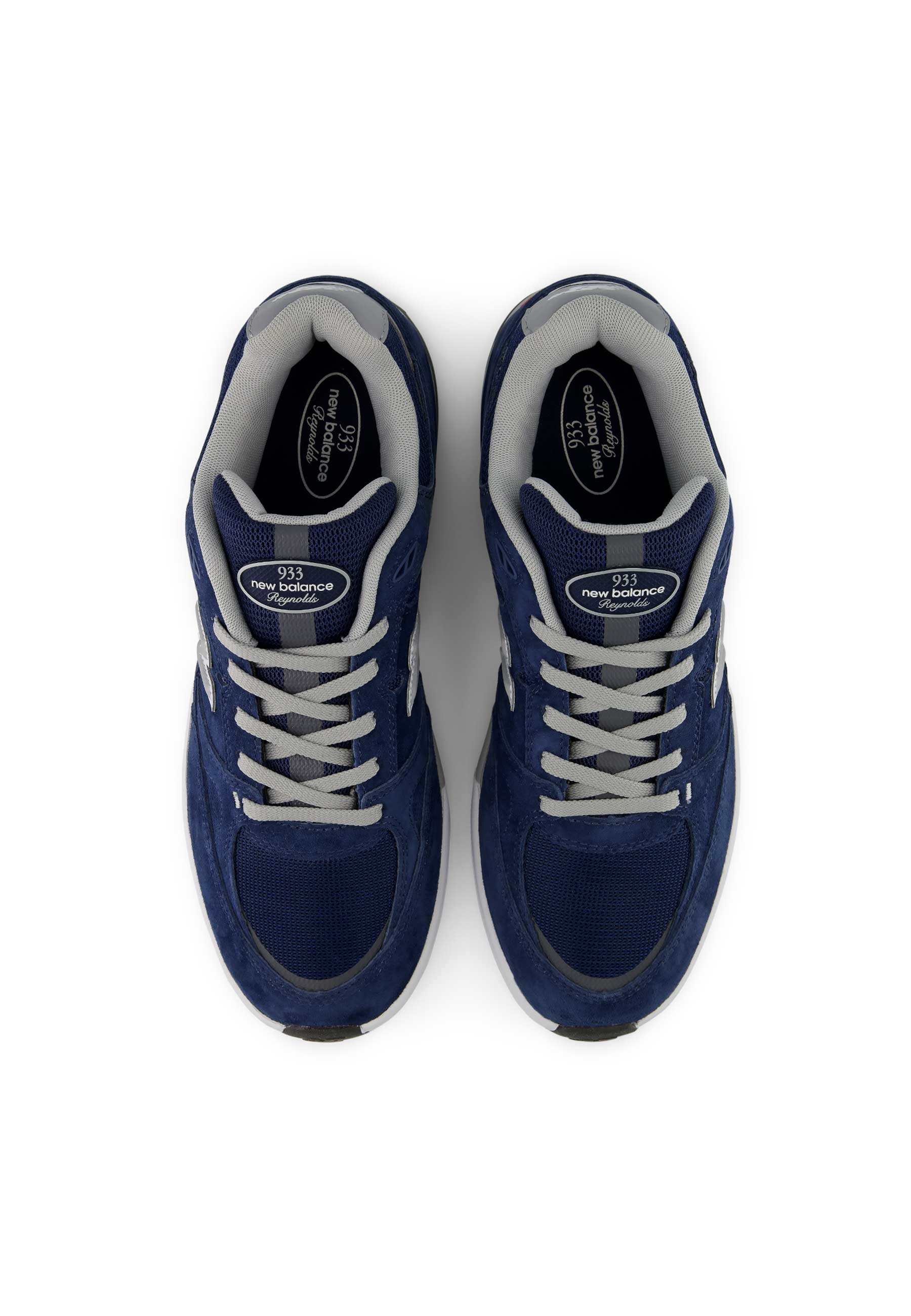 New Balance Numeric 'Andrew Reynolds 933 LNV' Skate Shoes (NB Navy / Slate Grey) - Image 3