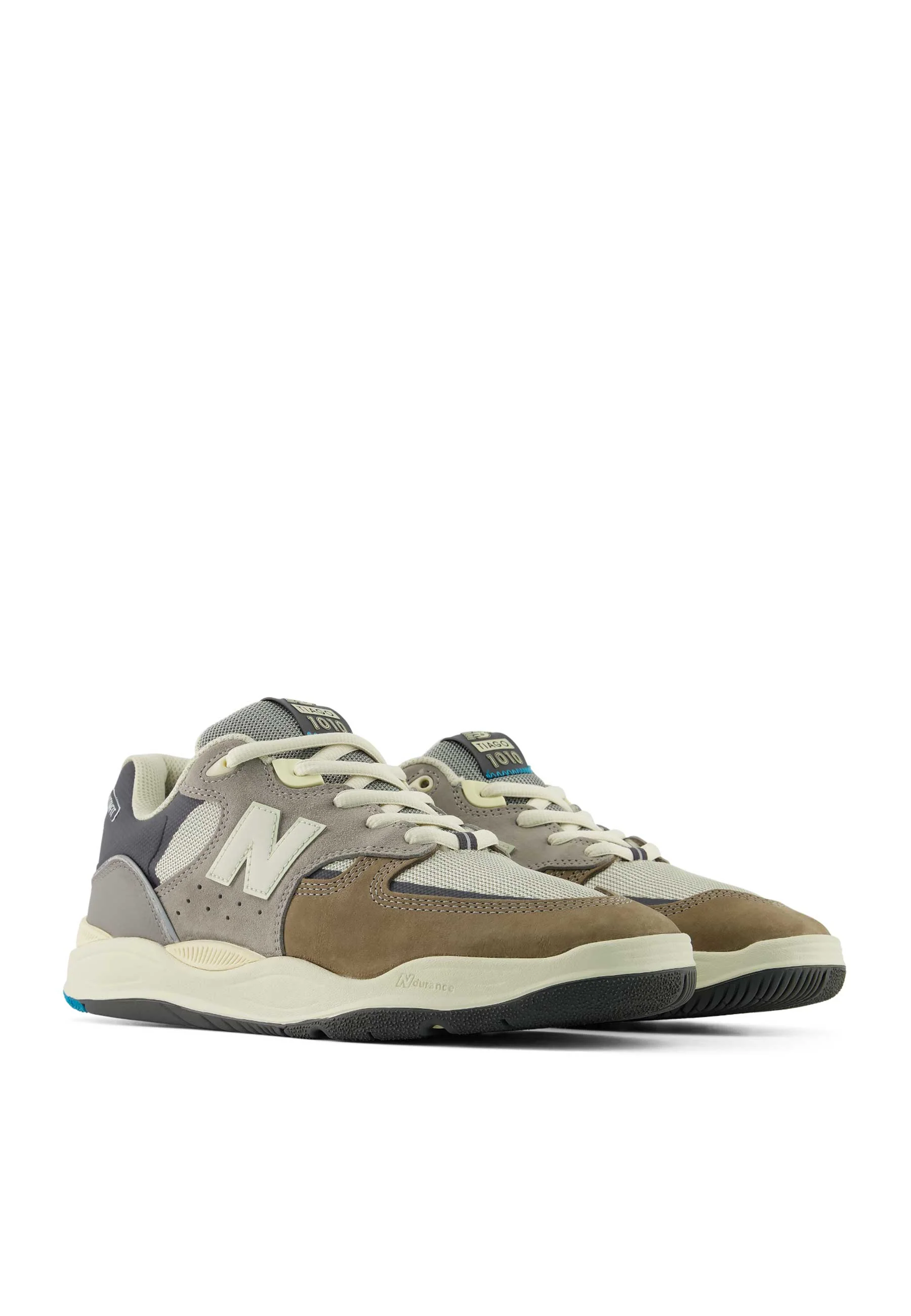 New Balance Numeric 'Tiago 1010 Grey Days' Skate Shoes (Marblehead / Island Blue) - Image 2
