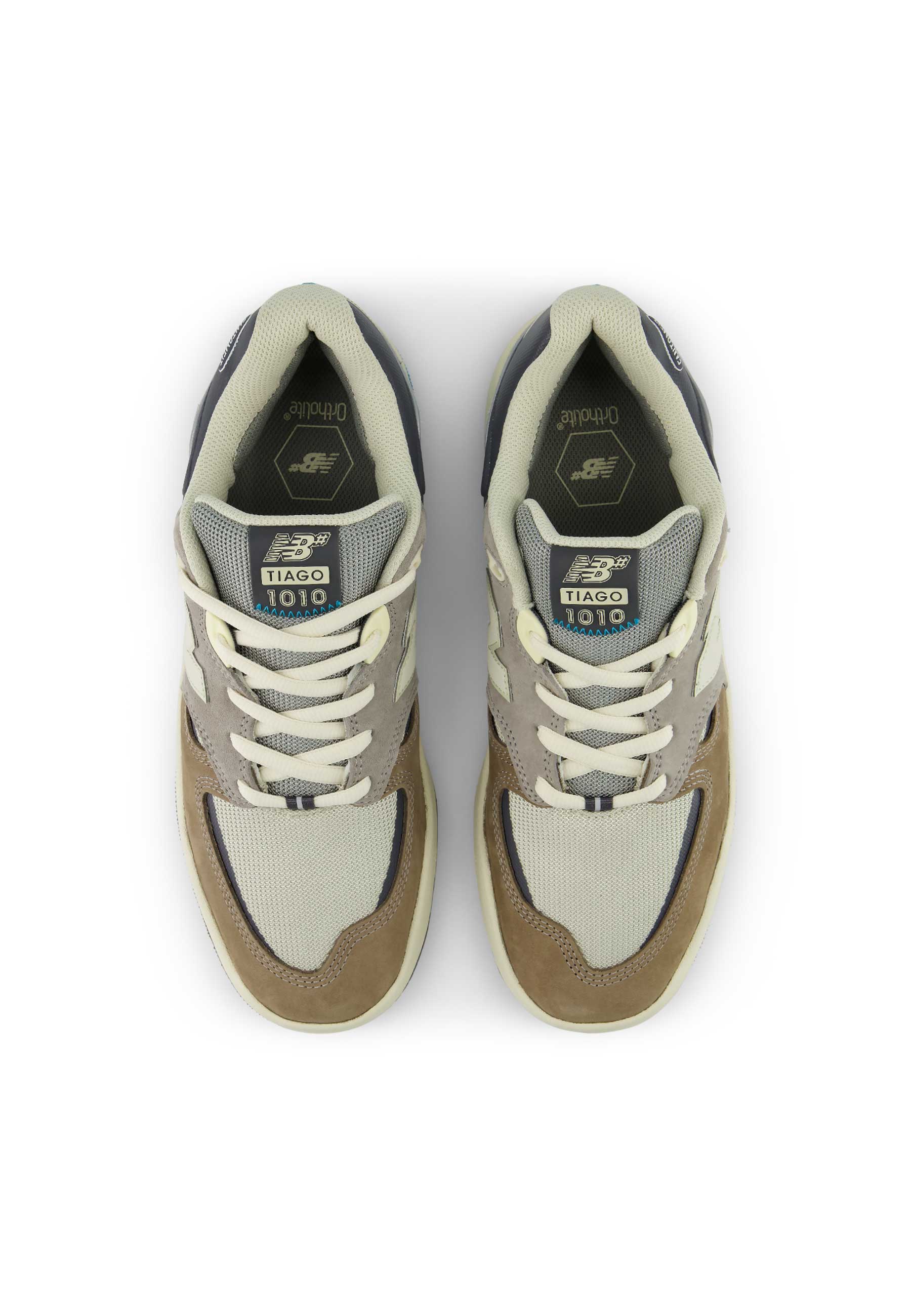 New Balance Numeric 'Tiago 1010 Grey Days' Skate Shoes (Marblehead / Island Blue) - Image 3