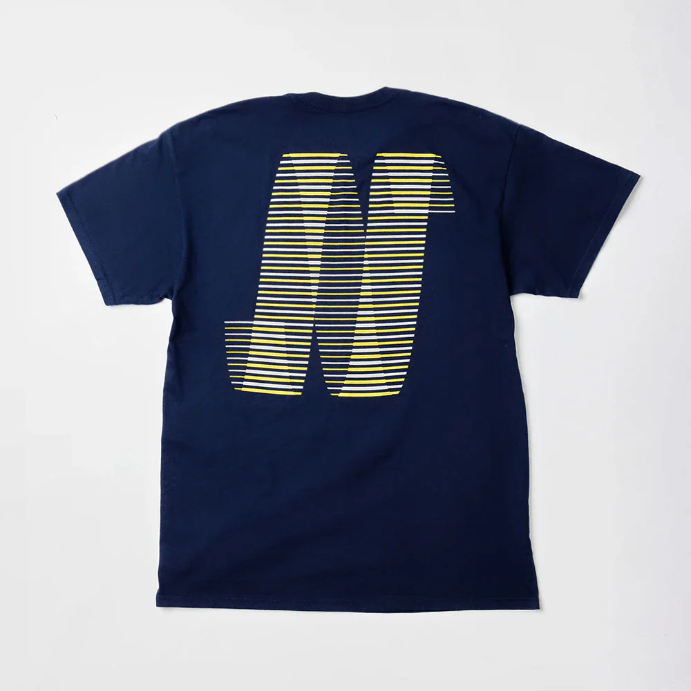 North 'N Logo' T-Shirt (Navy / Amber / Smoke) - Image 2