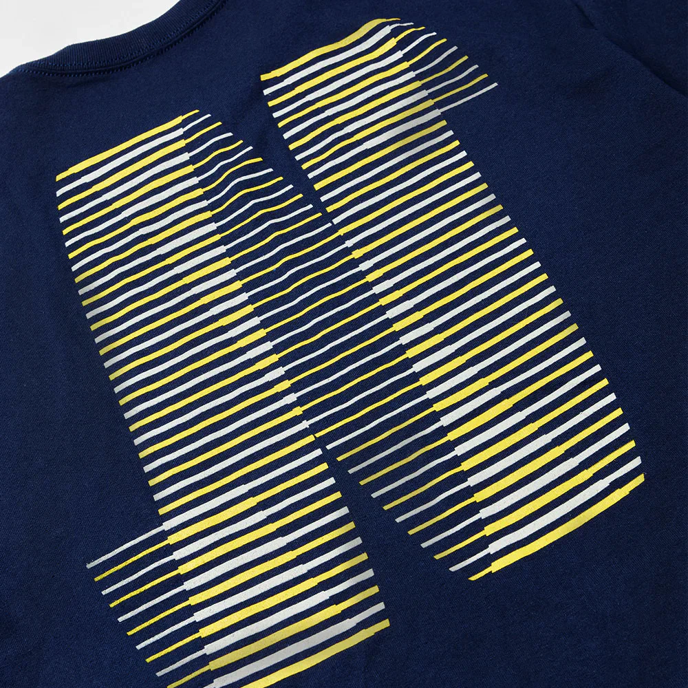 North 'N Logo' T-Shirt (Navy / Amber / Smoke) - Image 3