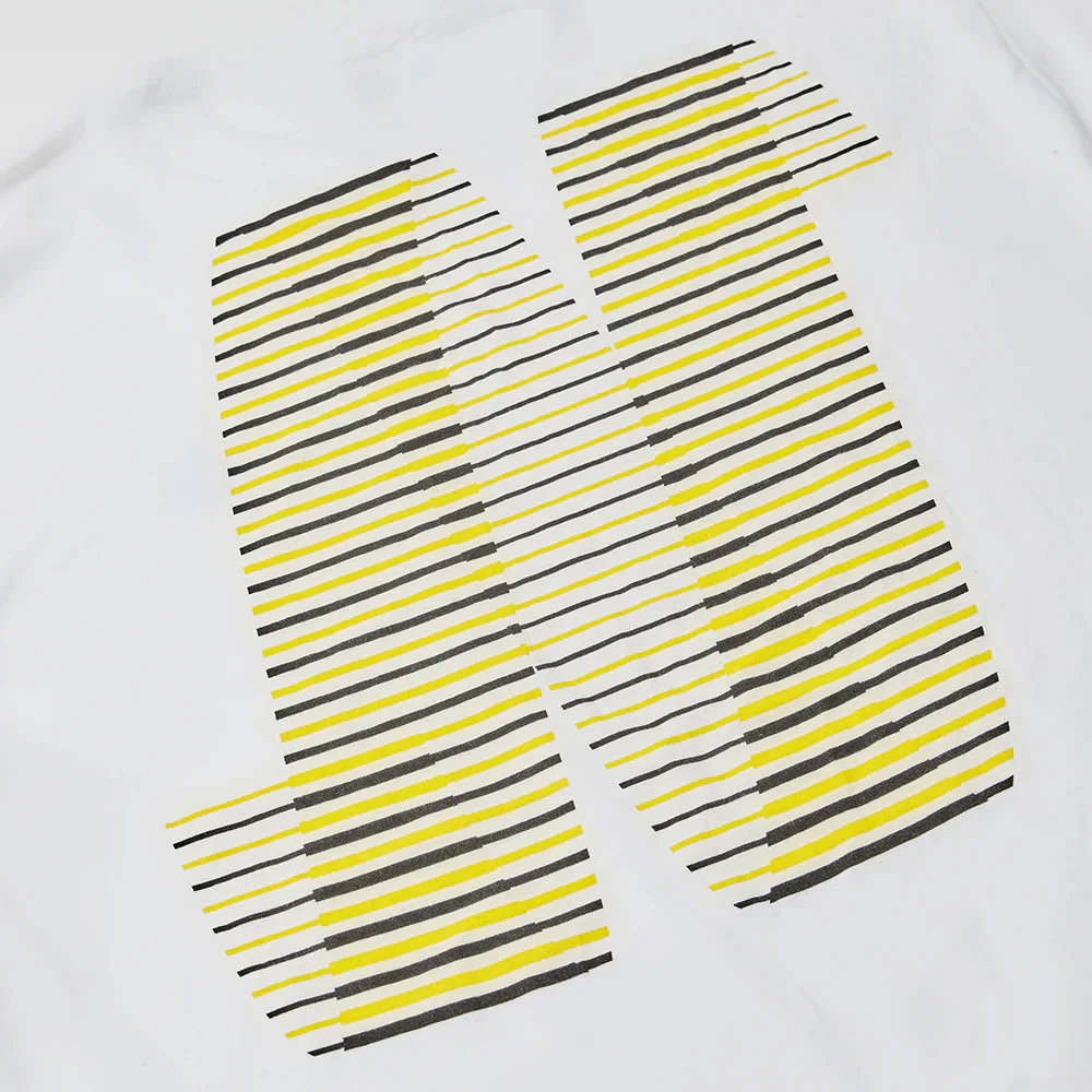 North 'N Logo' T-Shirt (White / Black / Yellow) - Image 3