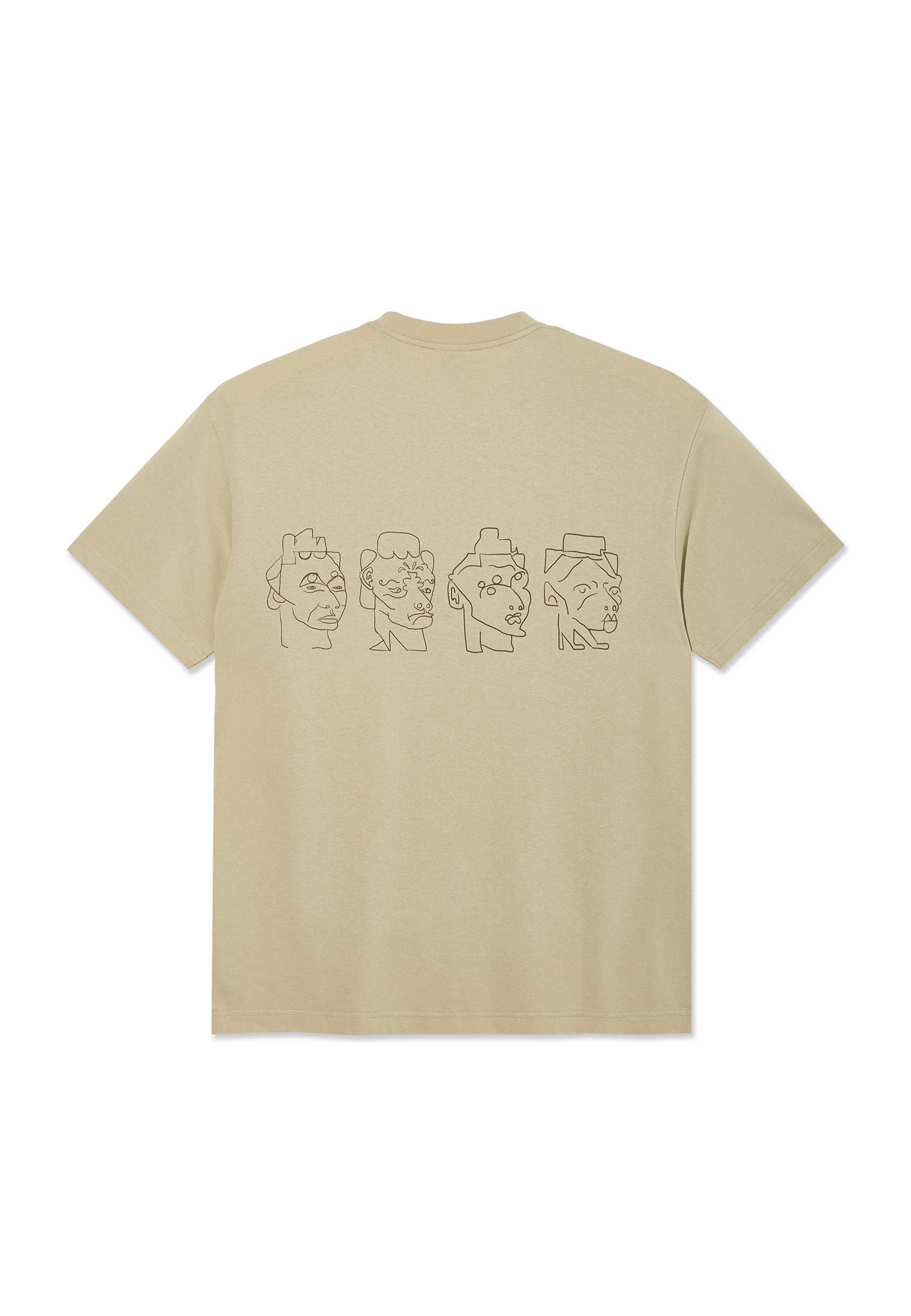 Polar '8 Heads' T-Shirt (Sand / Brown) - Image 2