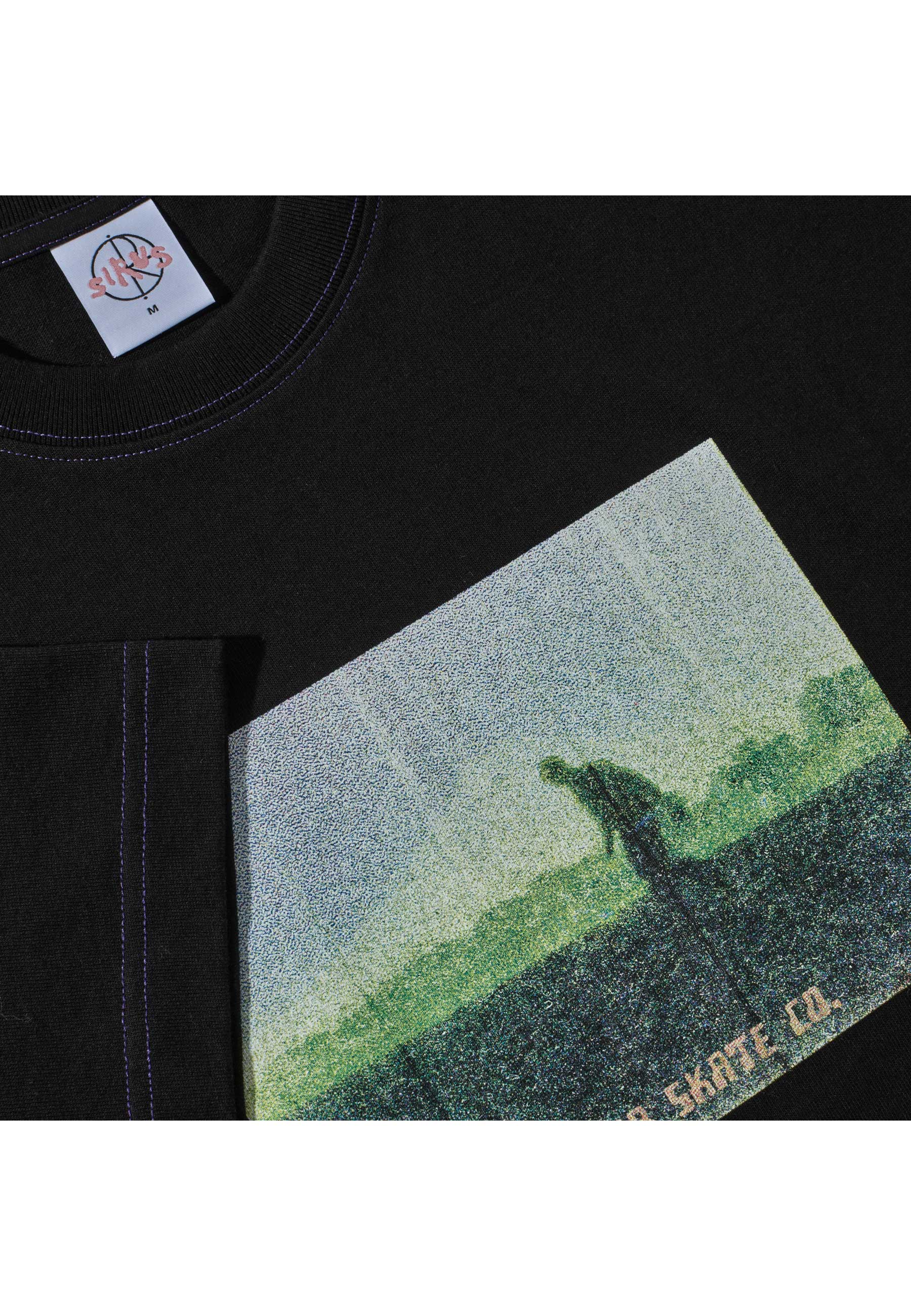 Polar 'Beach Walk' T-Shirt (Black / Purple) - Image 2