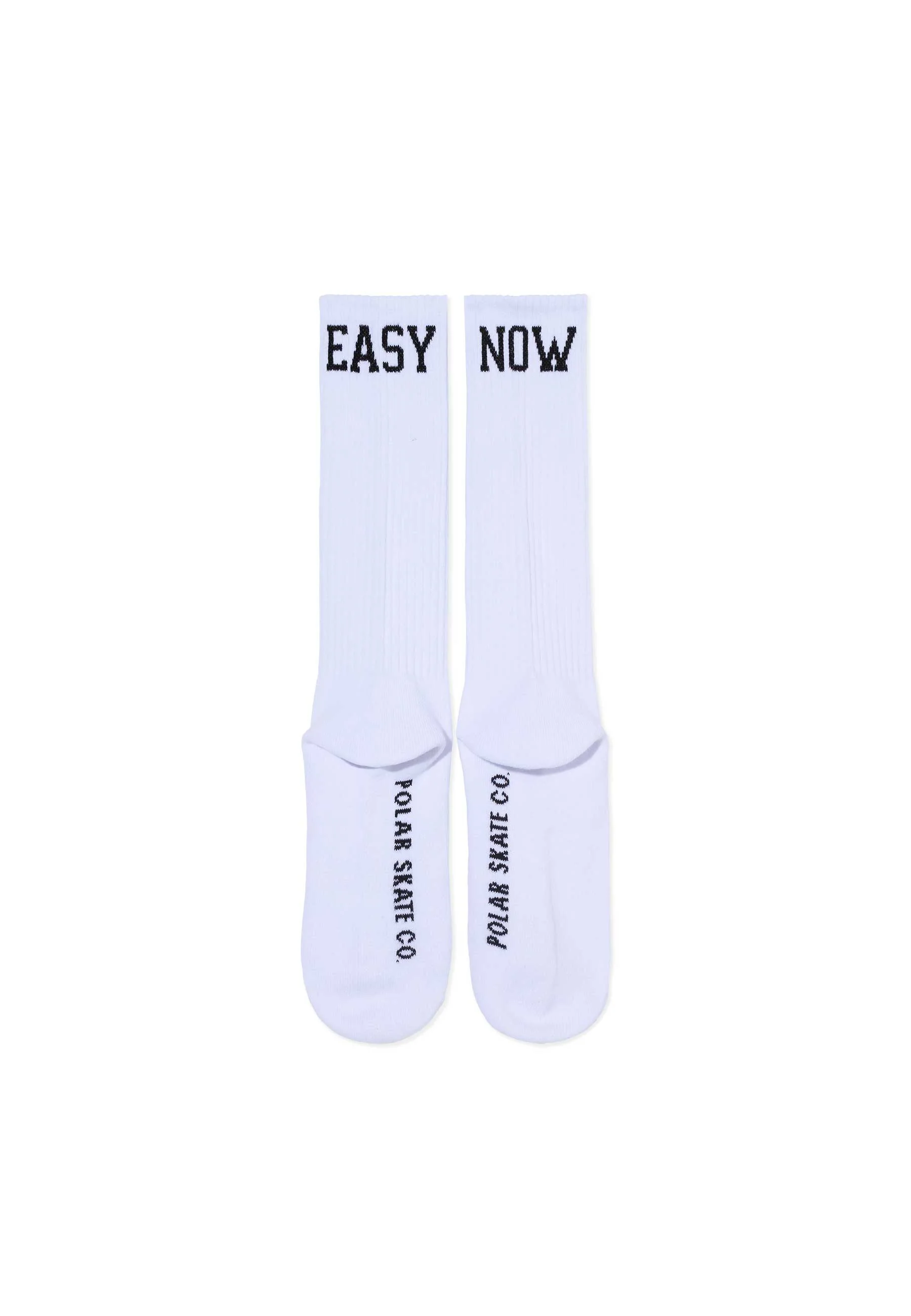 Polar 'Easy Now' Long Rib Socks (White) - Image 2