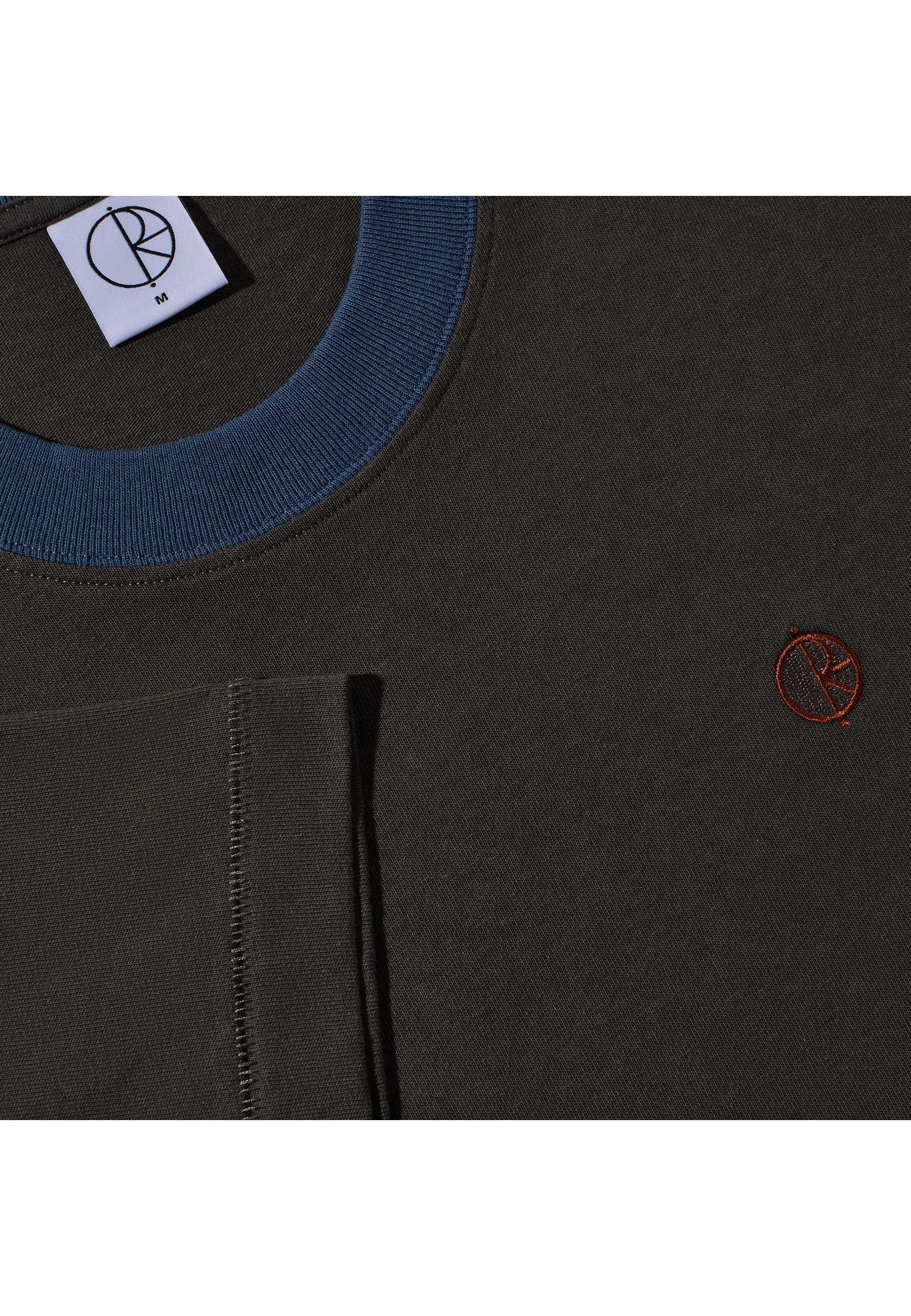 Polar Surf Panel T-Shirt (Dirty Black / Grey Blue) - Image 2