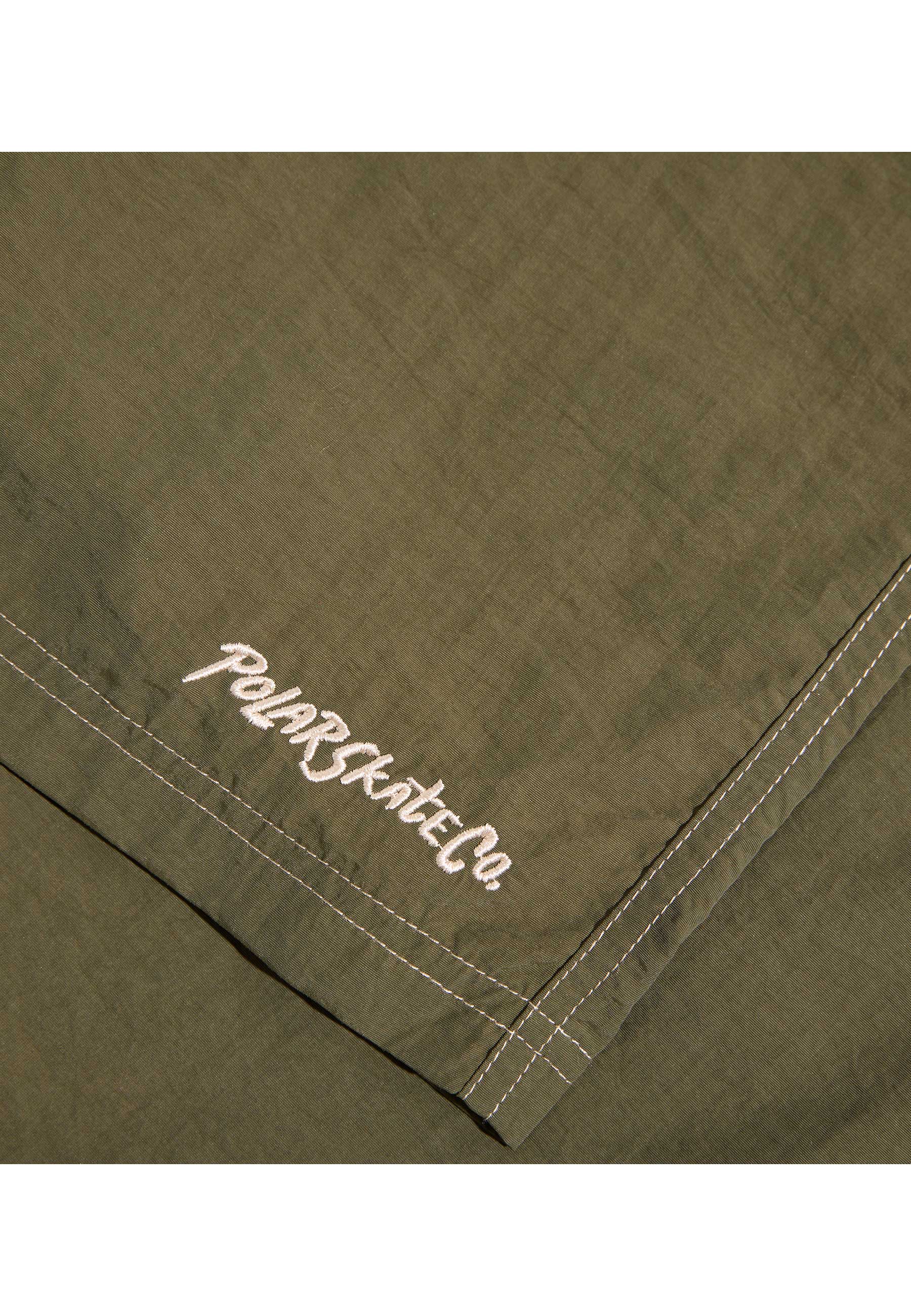 Polar 'Ziggy' Swim Shorts (Army Green) - Image 2
