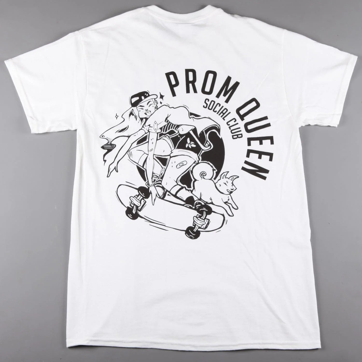 Prom Queen 'PQSC Team' T-Shirt (White) - Image 3