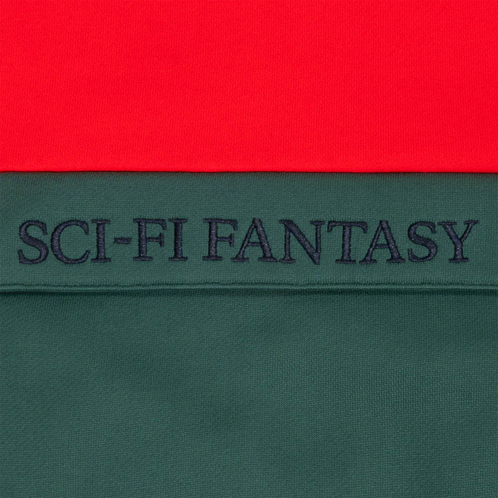 Sci-Fi Fantasy 'Colorblocked' Hood (Red / Green) - Image 3