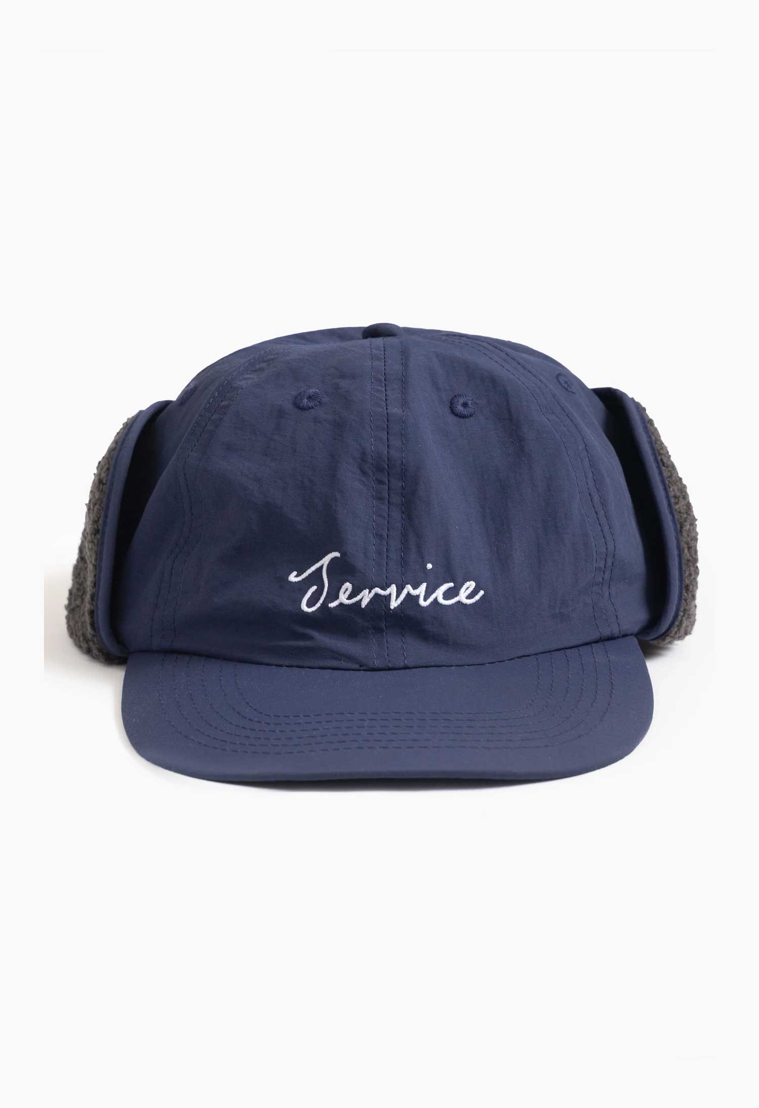 Service Works 'Script' Trapper Cap (Navy) - Image 4