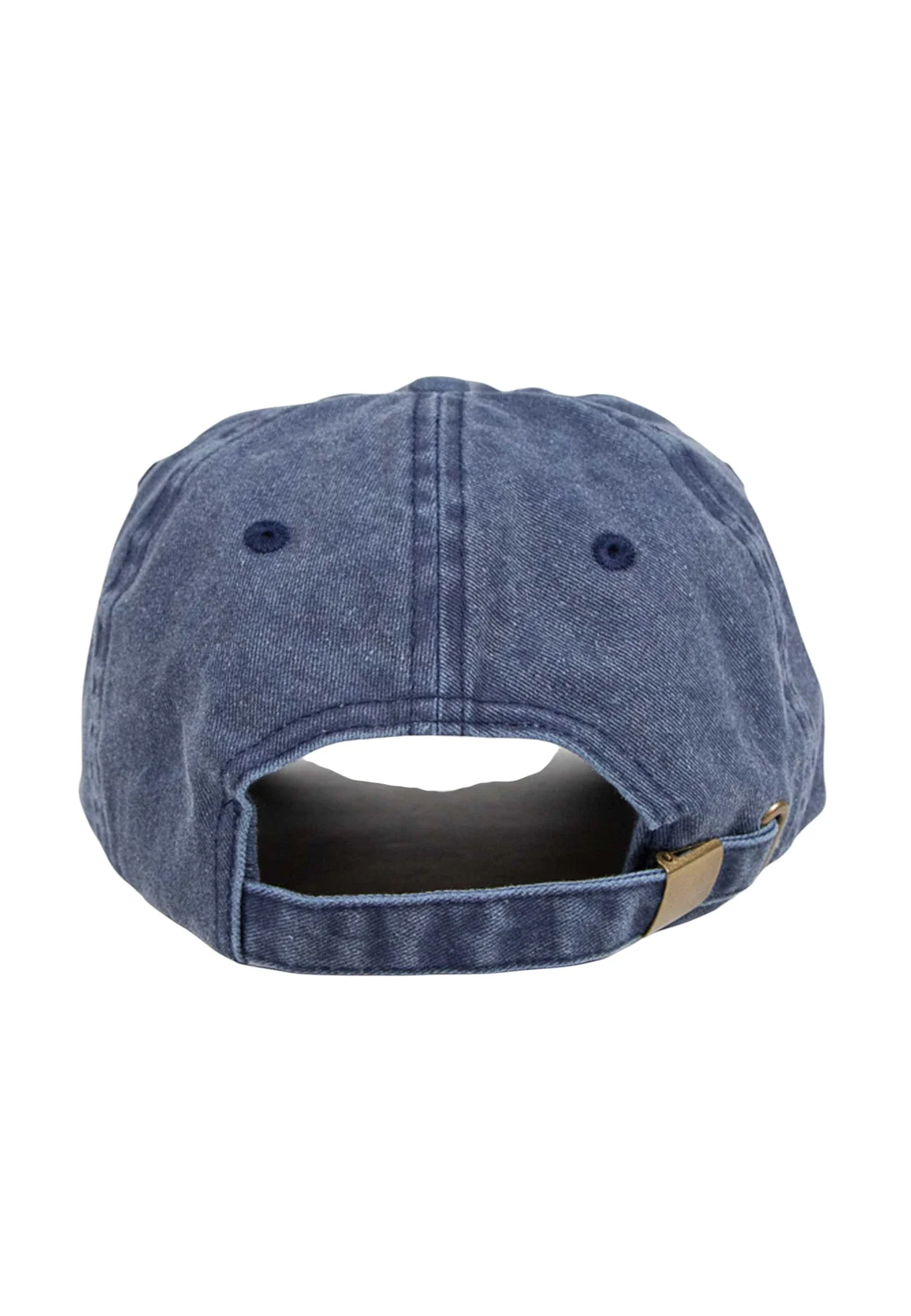 Short Straw 'Warped' 6 Panel Cap (Denim) - Image 3