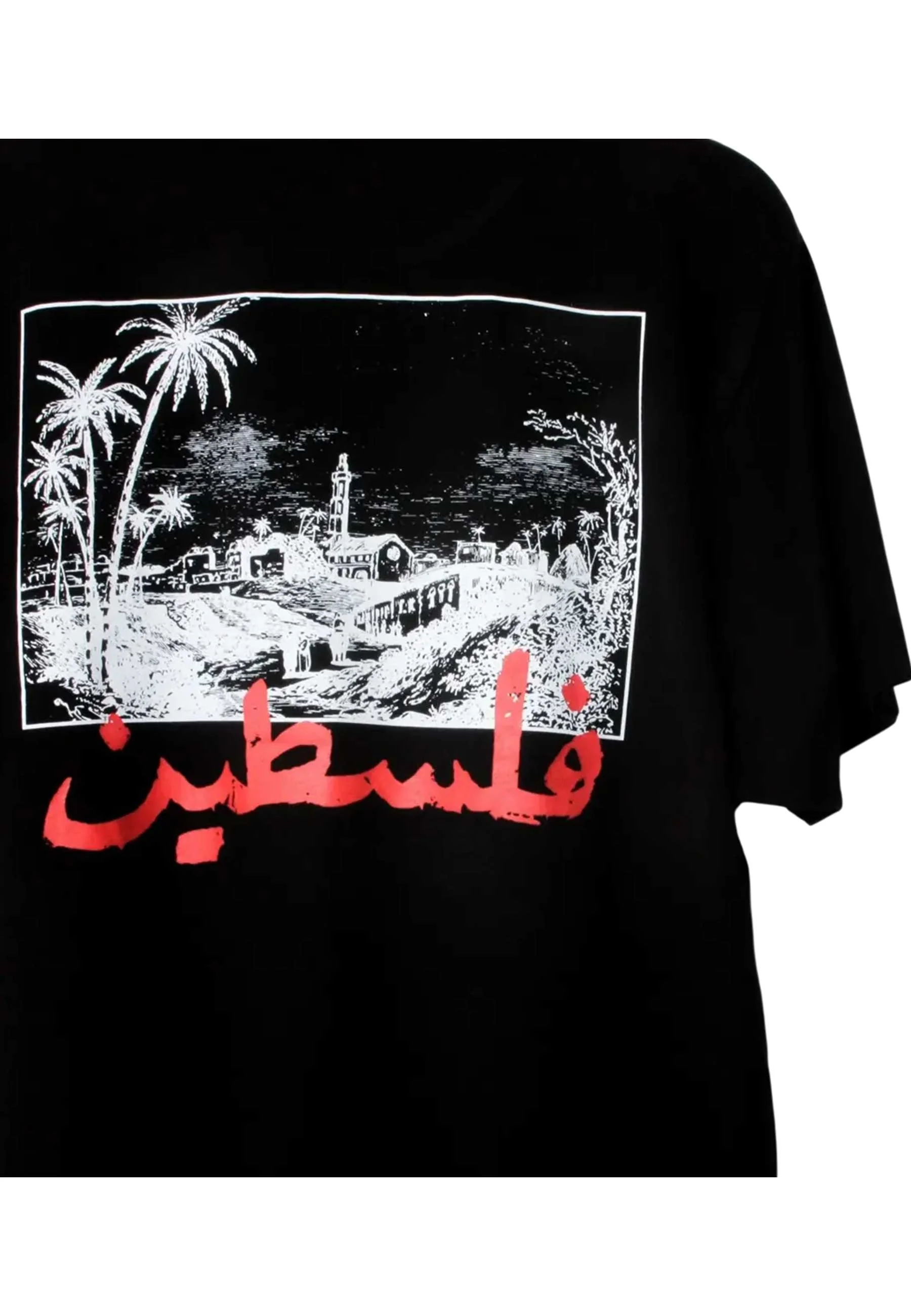 SkatePal 'Palms' T-Shirt (Black) - Image 3