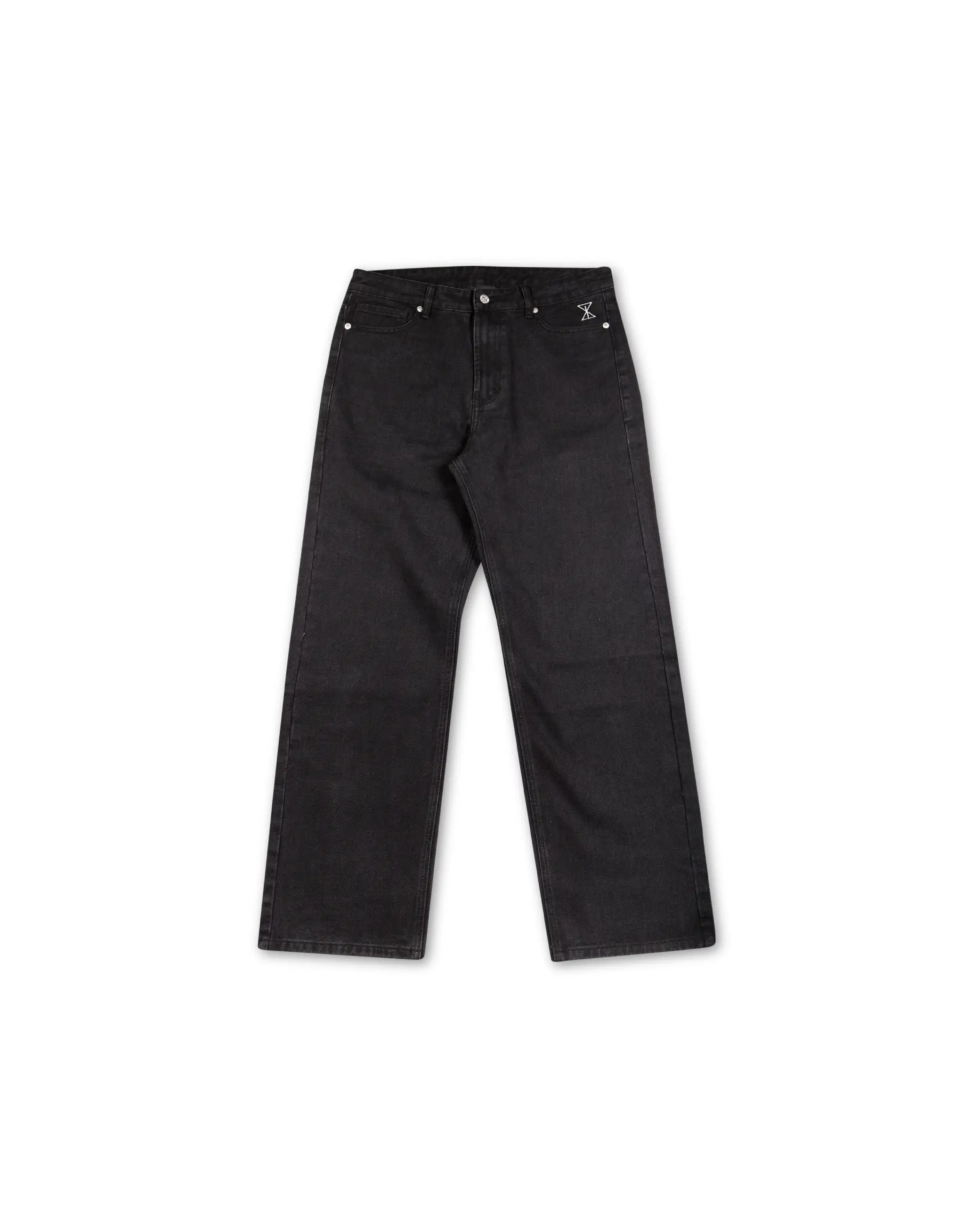 Sour Solution Loose Jeans (Black)