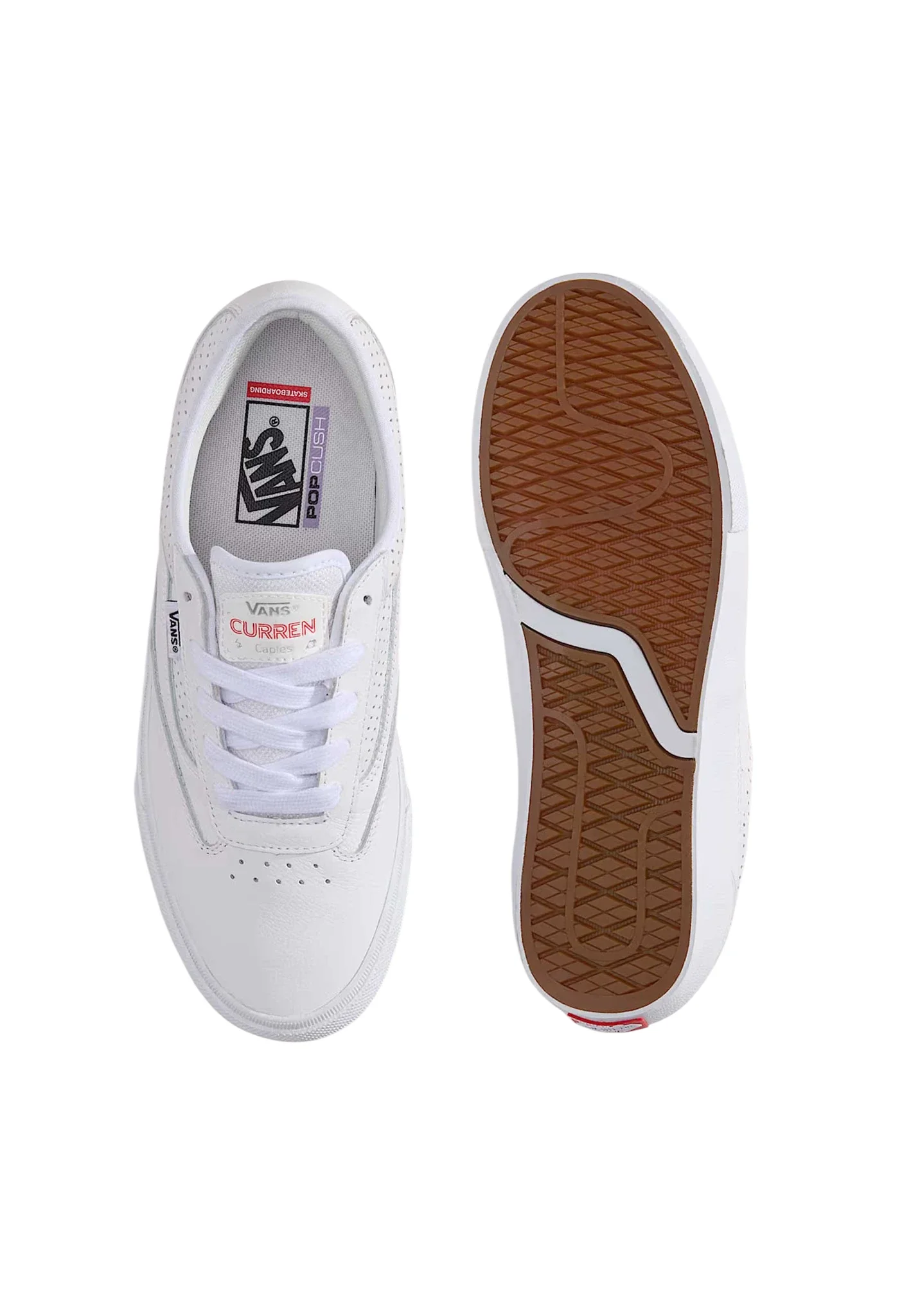 Vans 'Curren Caples' Skate Shoes (Daz White) - Image 4