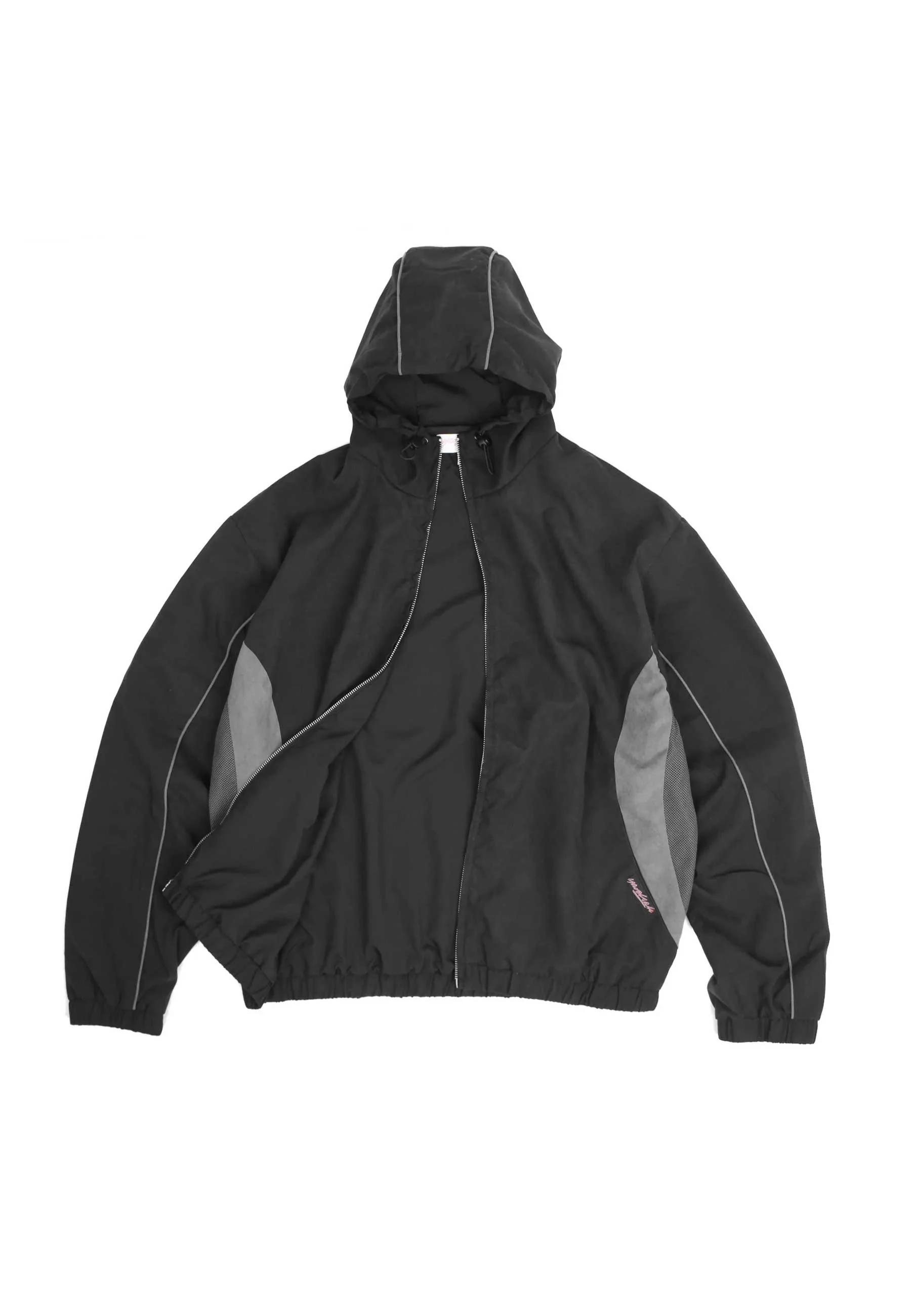 Yardsale 'Luna' Shell Tracksuit Jacket (Black / Grey) - Image 3