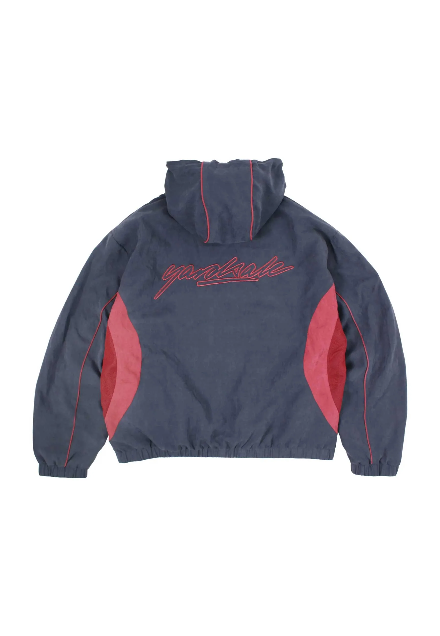Yardsale 'Luna' Shell Tracksuit Jacket (Navy / Red) - Image 2