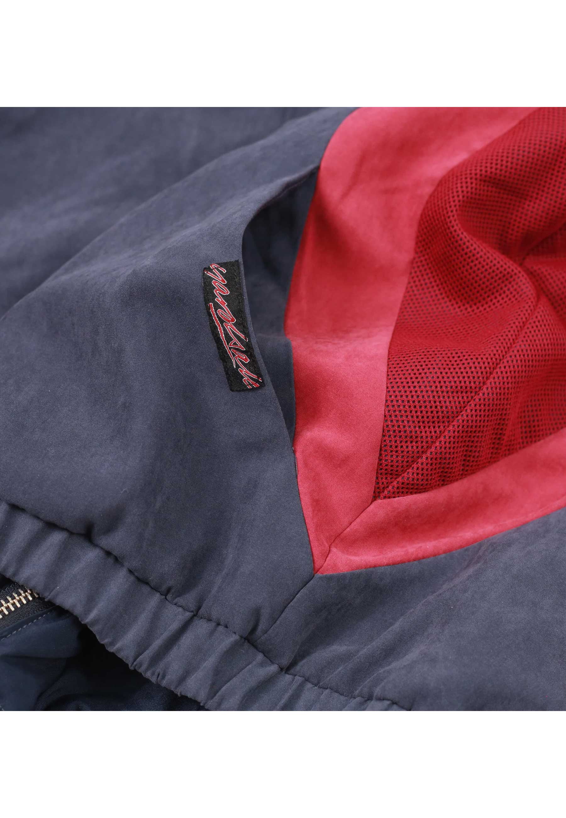 Yardsale 'Luna' Shell Tracksuit Jacket (Navy / Red) - Image 5