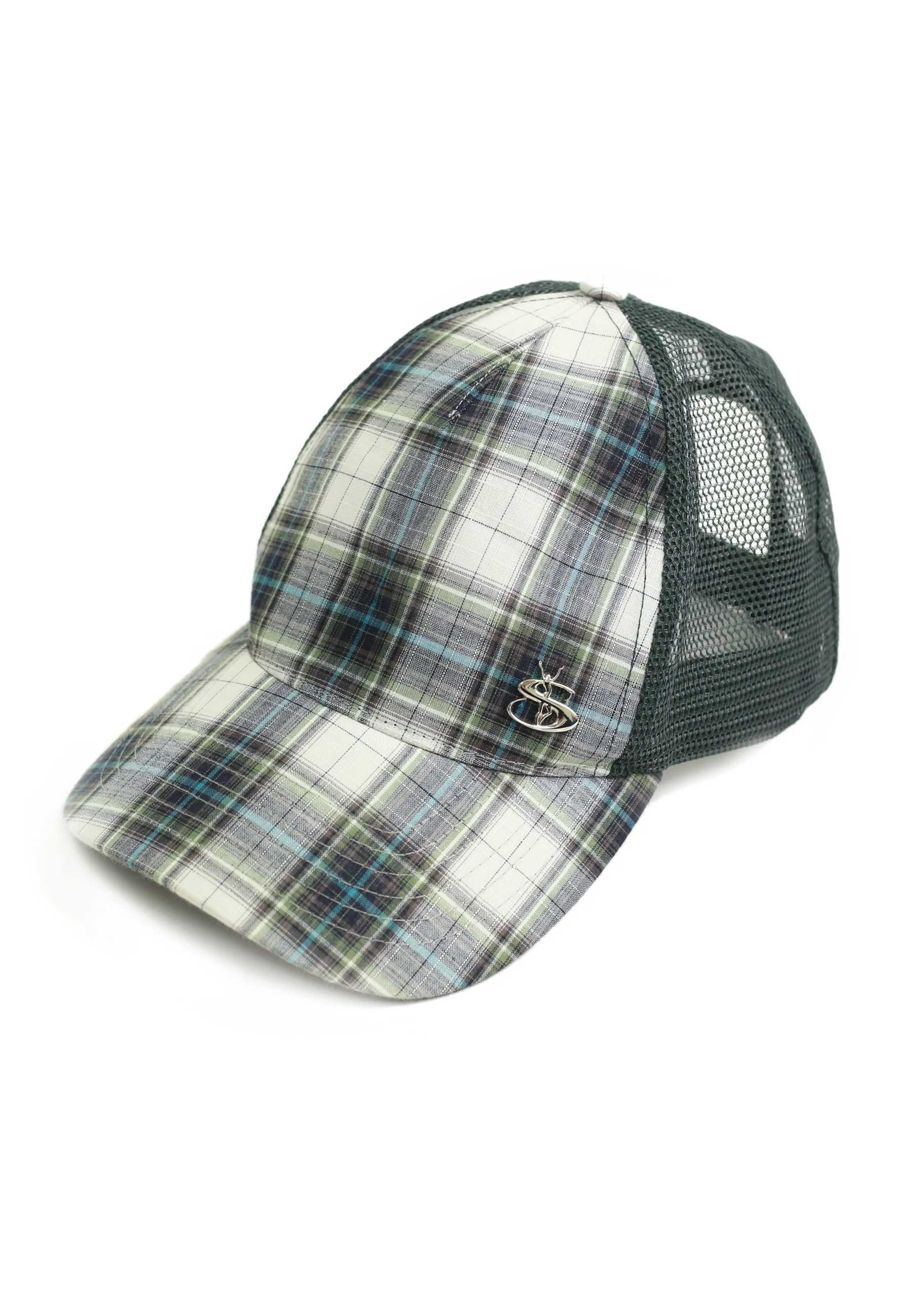 Yardsale 'Phantasy Plaid' Trucker Cap (Green) - Image 2