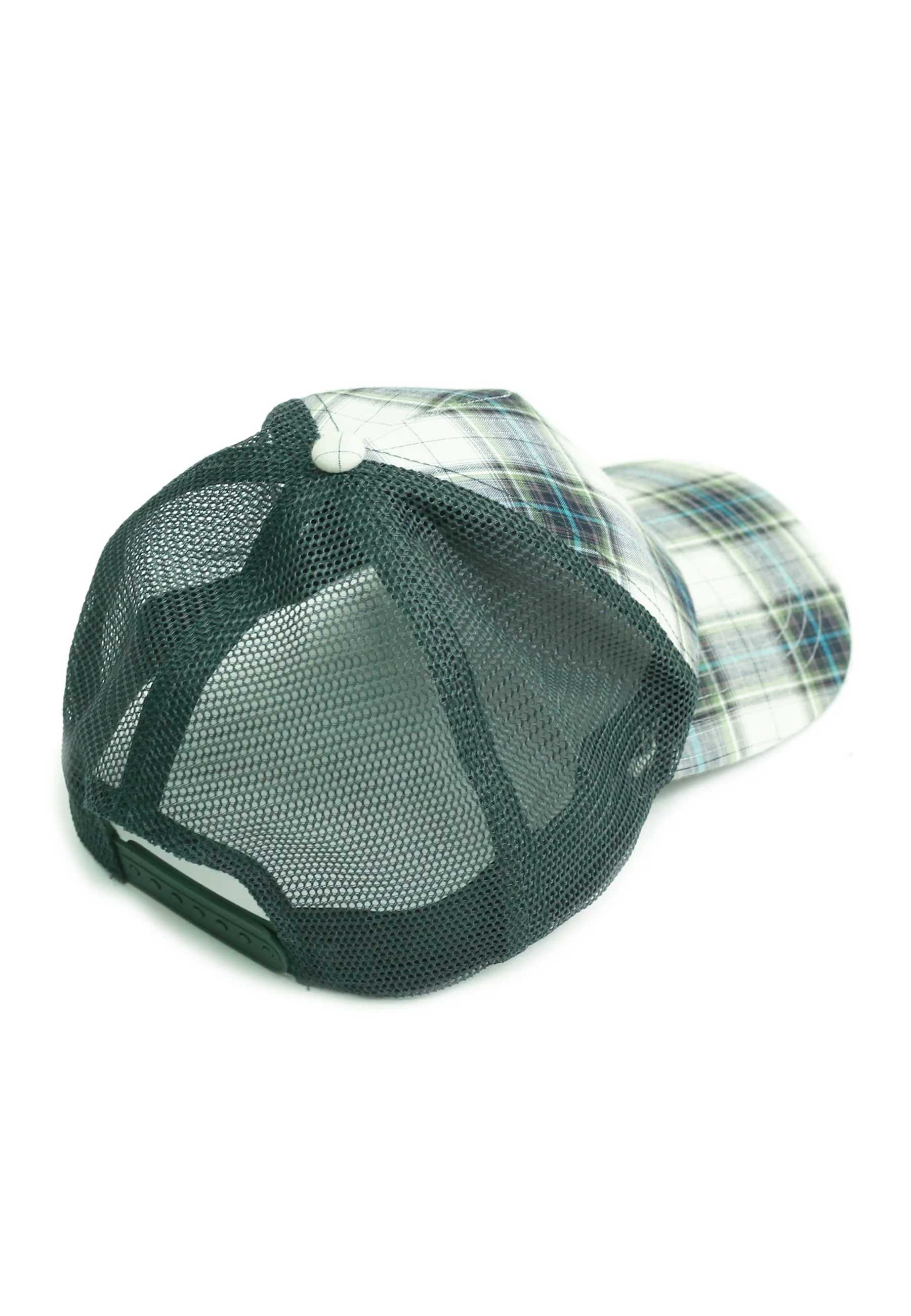 Yardsale 'Phantasy Plaid' Trucker Cap (Green) - Image 3