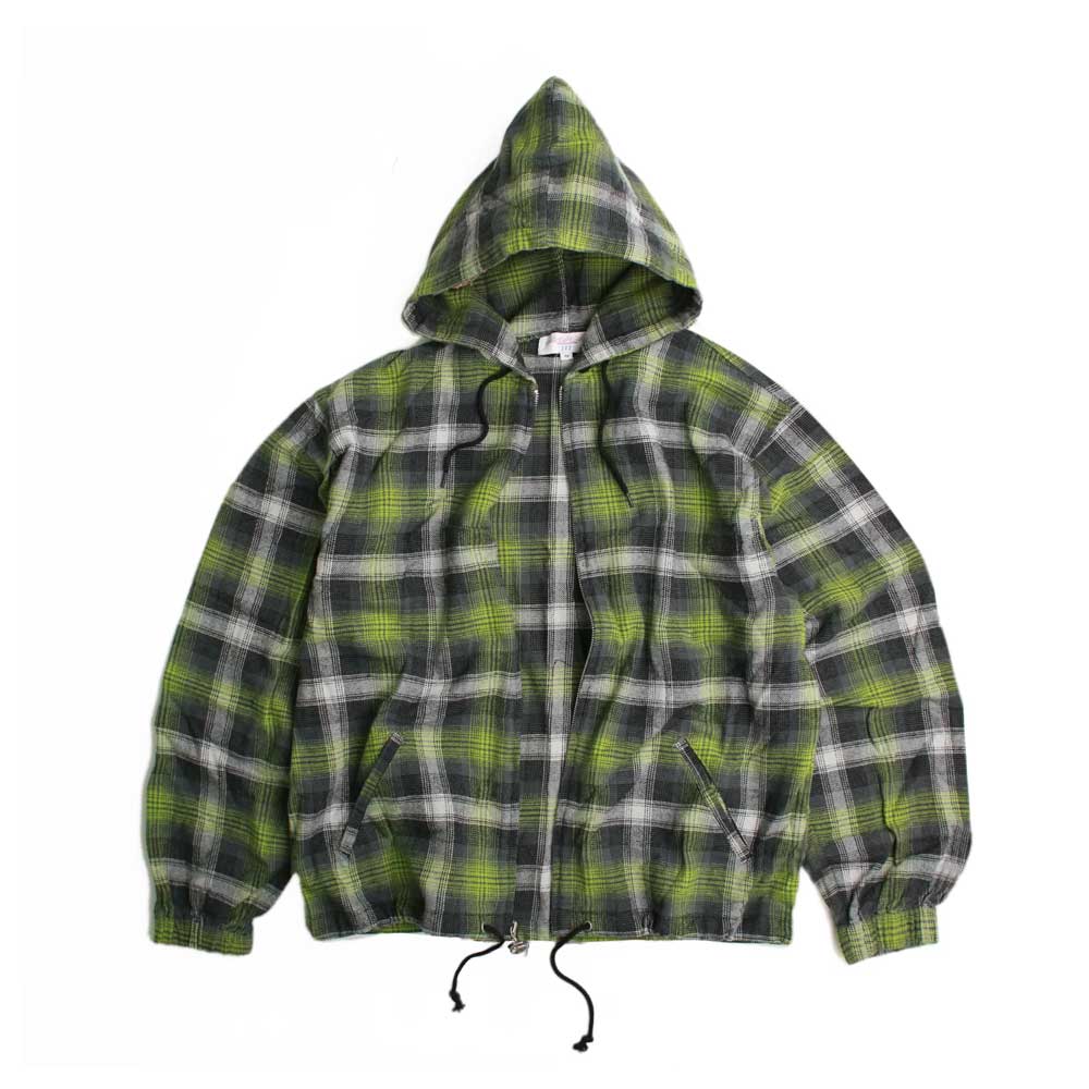 Yardsale 'Tartan' Zip Hood Jacket (Green) - Image 2